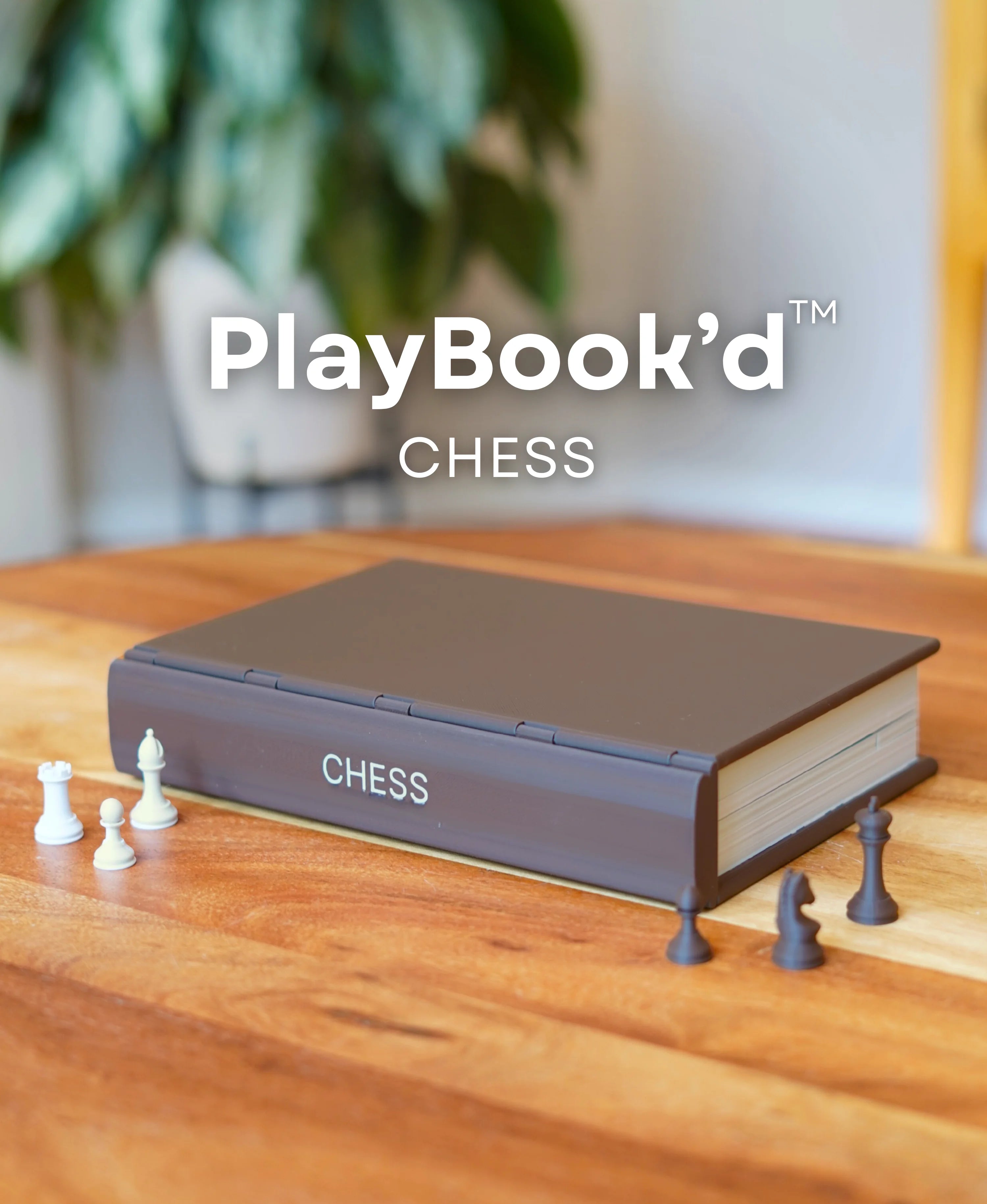 PlayBook’d Chess – Book-Style Magnetic Foldable Chess Set