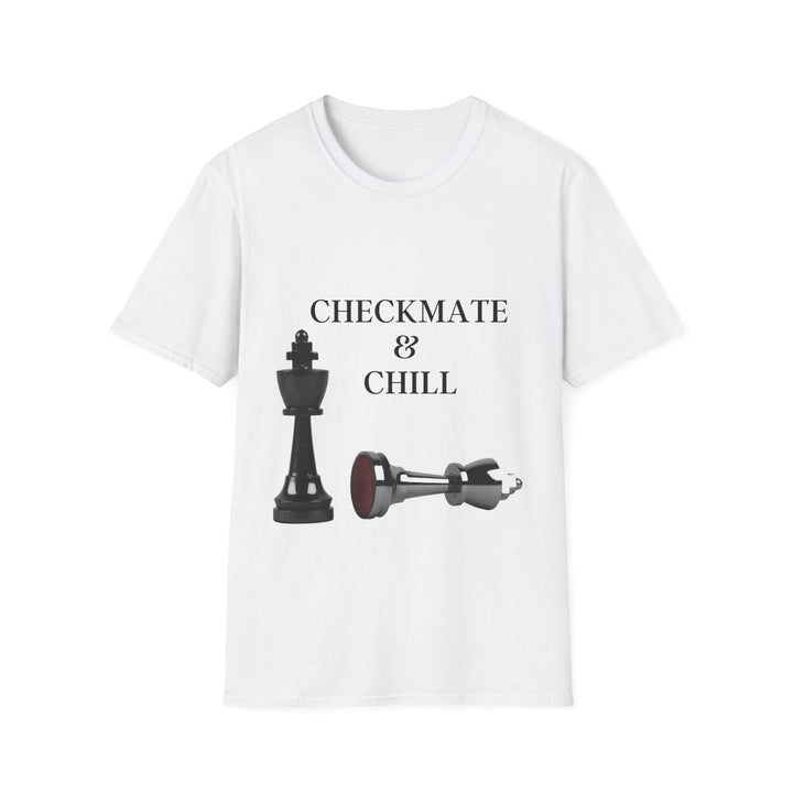 Checkmate & Chill Unisex Softstyle T-Shirt, Chess Gift - Checkmate & Chill 
