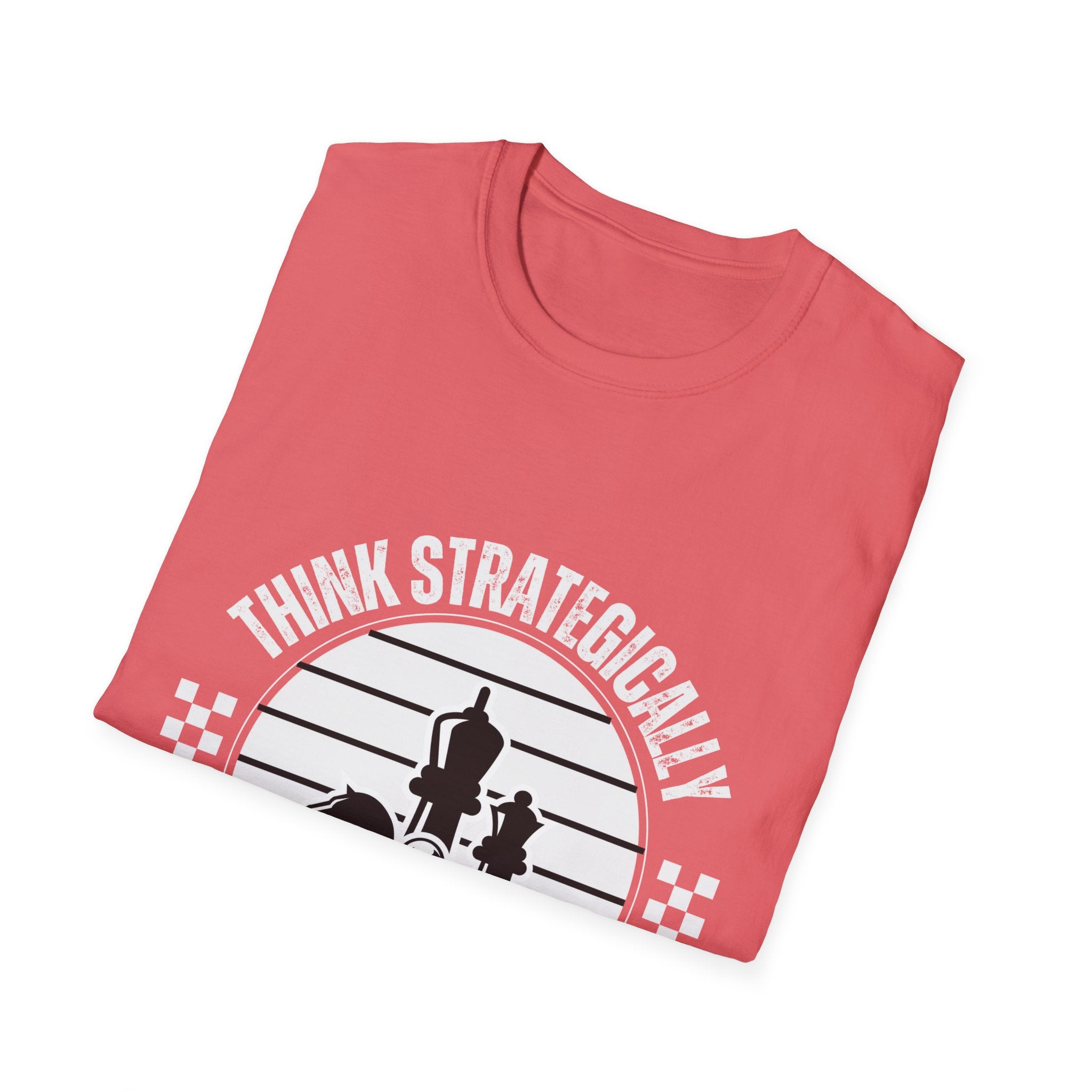 Chess Strategy Unisex Softstyle T-Shirt - Checkmate & Chill 