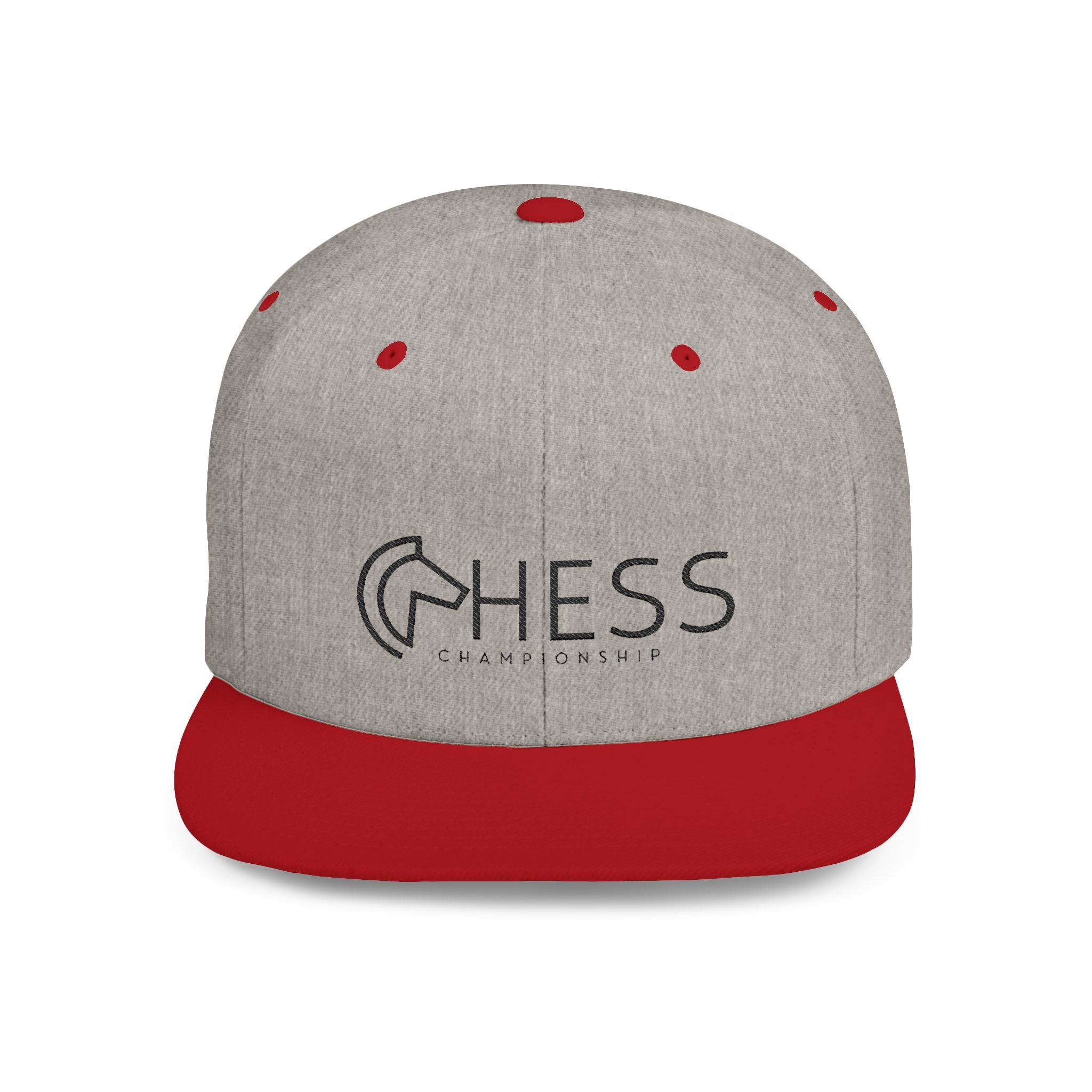 Flat Bill Snapback Hat - Stylish Casual Cap for Everyday Wear - Checkmate & Chill 