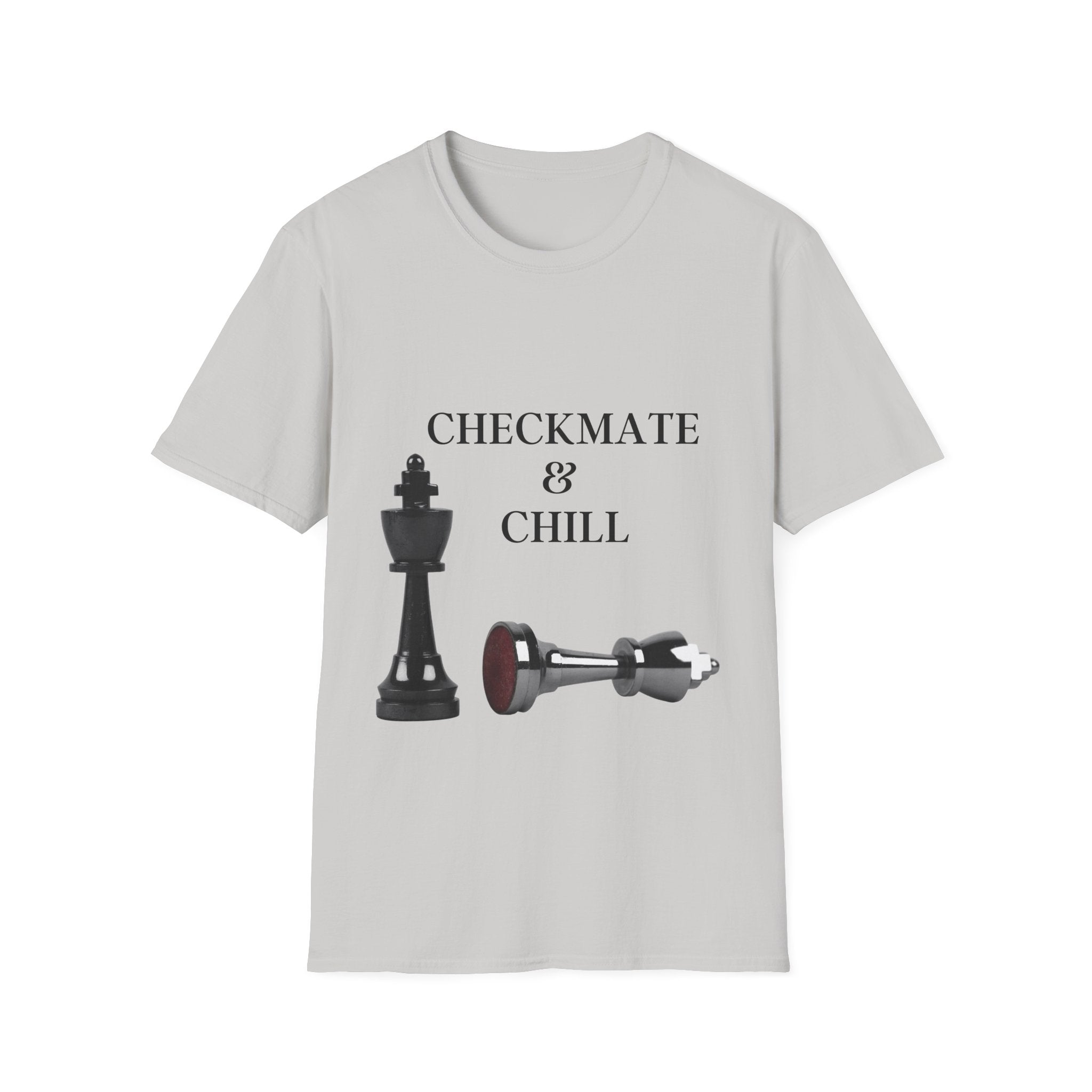Checkmate & Chill Unisex Softstyle T-Shirt, Chess Gift - Checkmate & Chill 