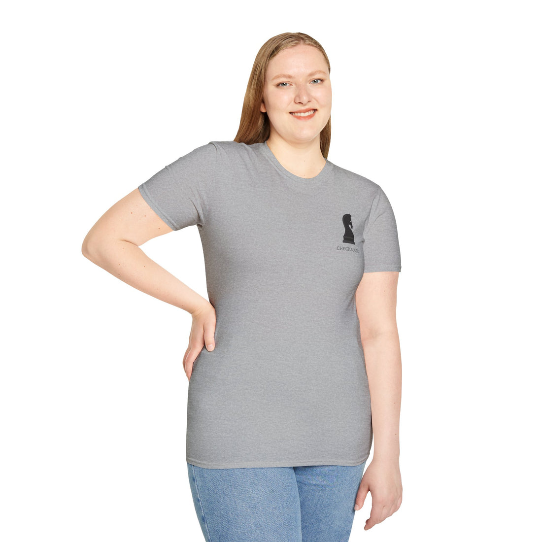 Chic Chess Knight T-Shirt - Checkmate & Chill 