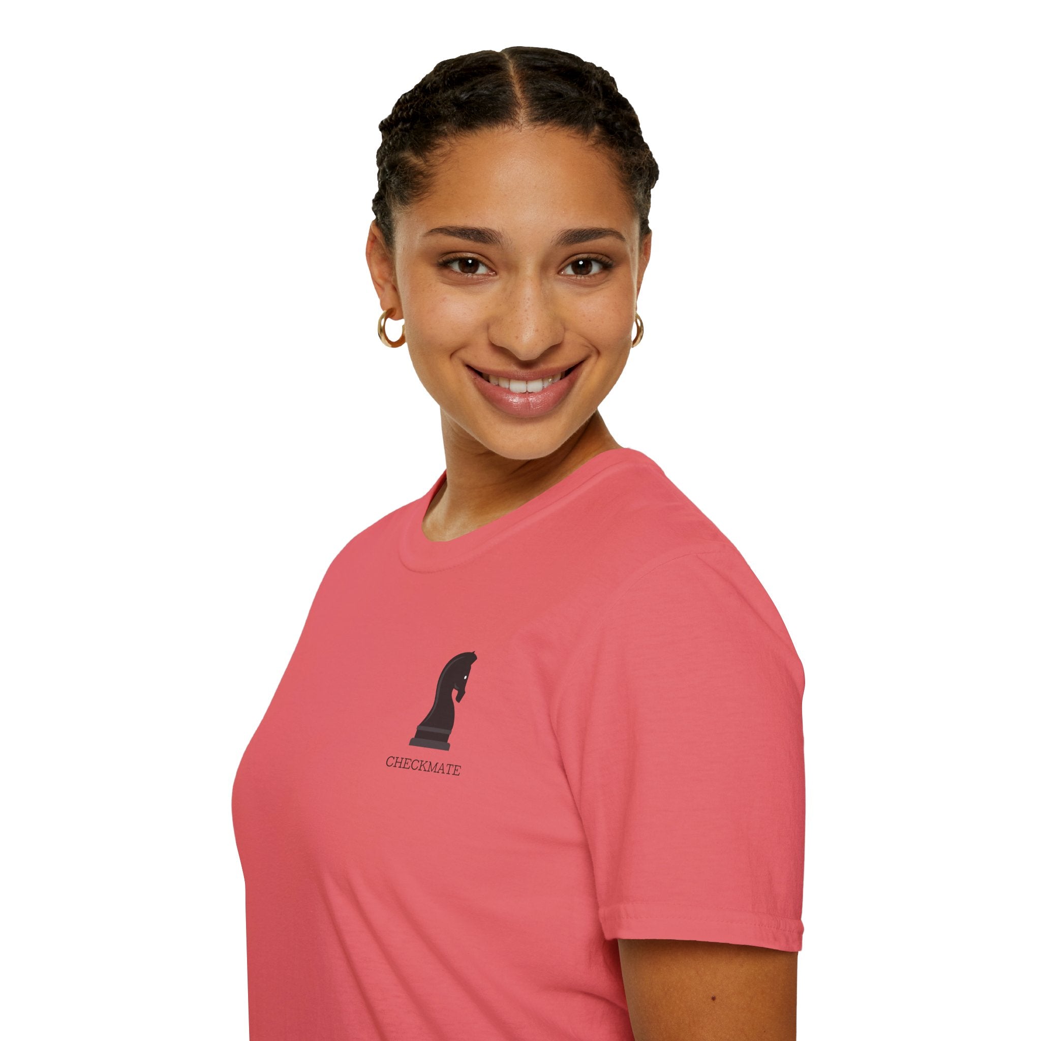 Chic Chess Knight T-Shirt - Checkmate & Chill 