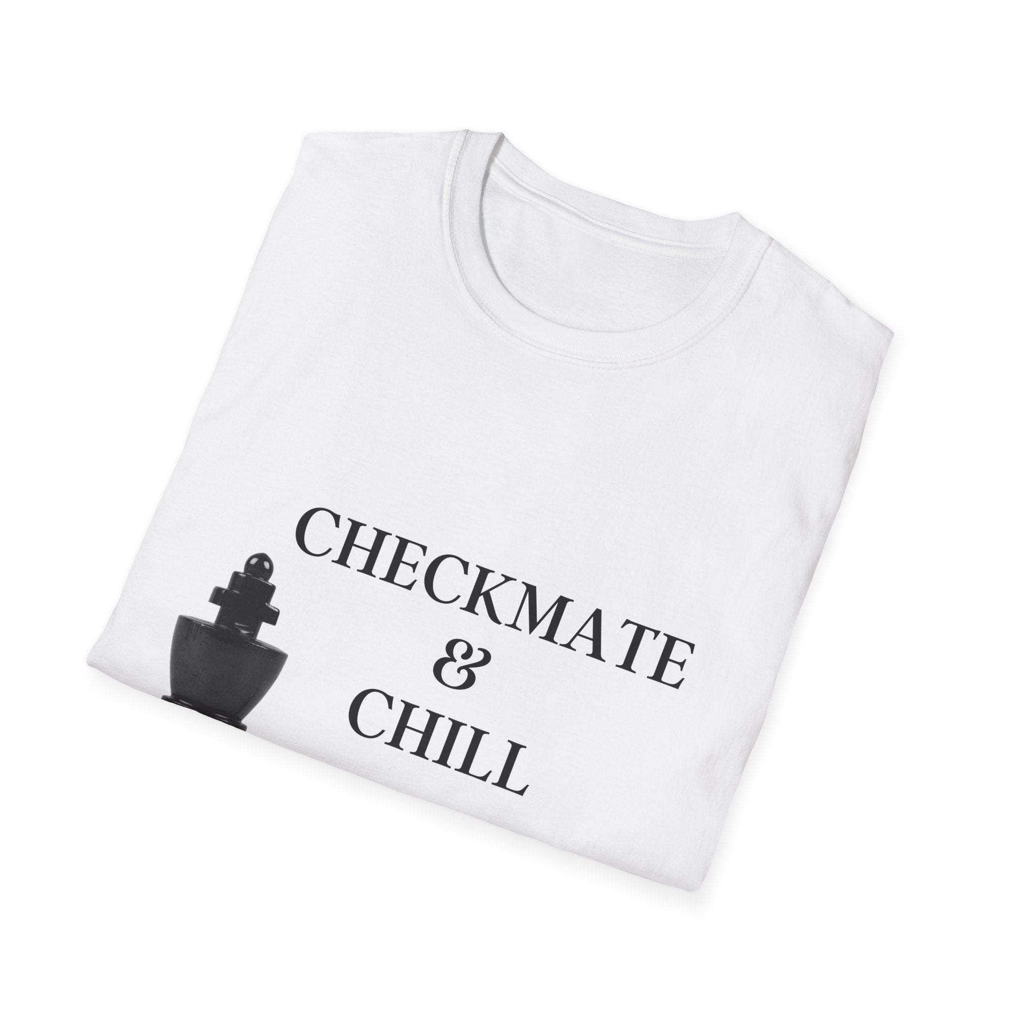 Checkmate & Chill Unisex Softstyle T-Shirt, Chess Gift - Checkmate & Chill 