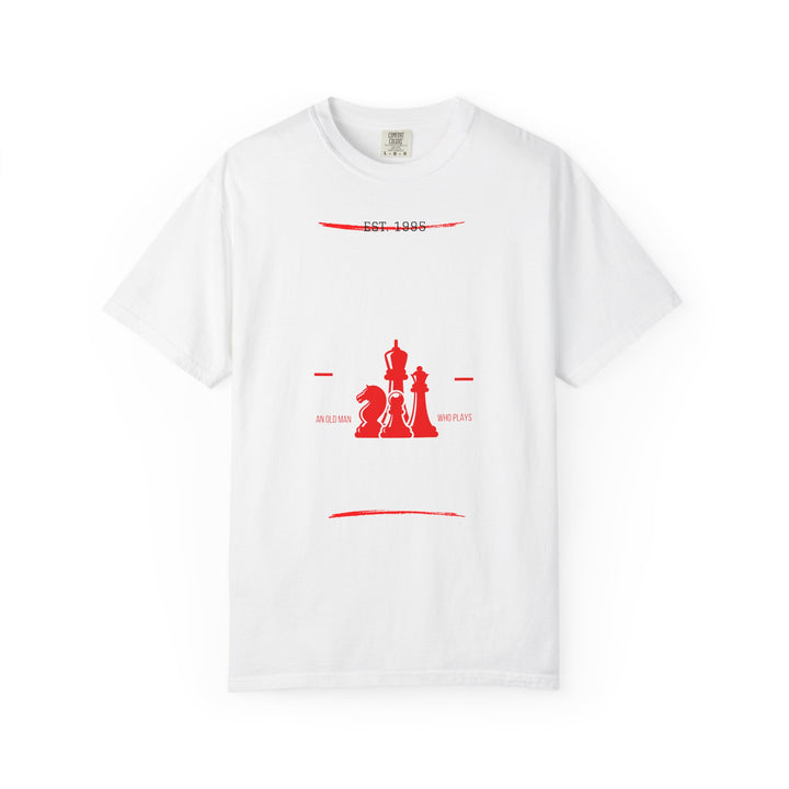 Garment-Dyed T-shirt for Fashionable Comfort and Style - Checkmate & Chill 