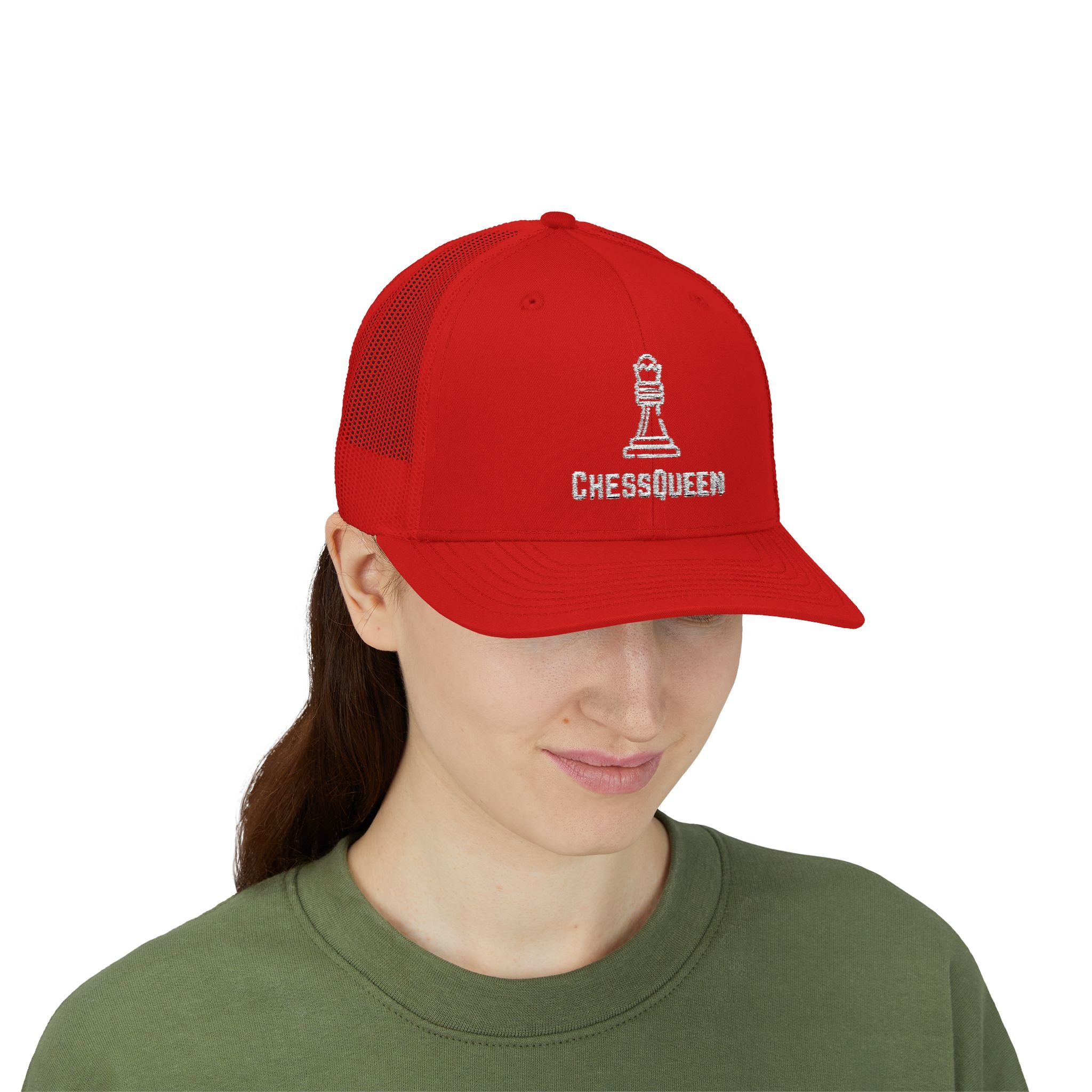 Chess Queen Snapback Trucker Cap - Checkmate & Chill 
