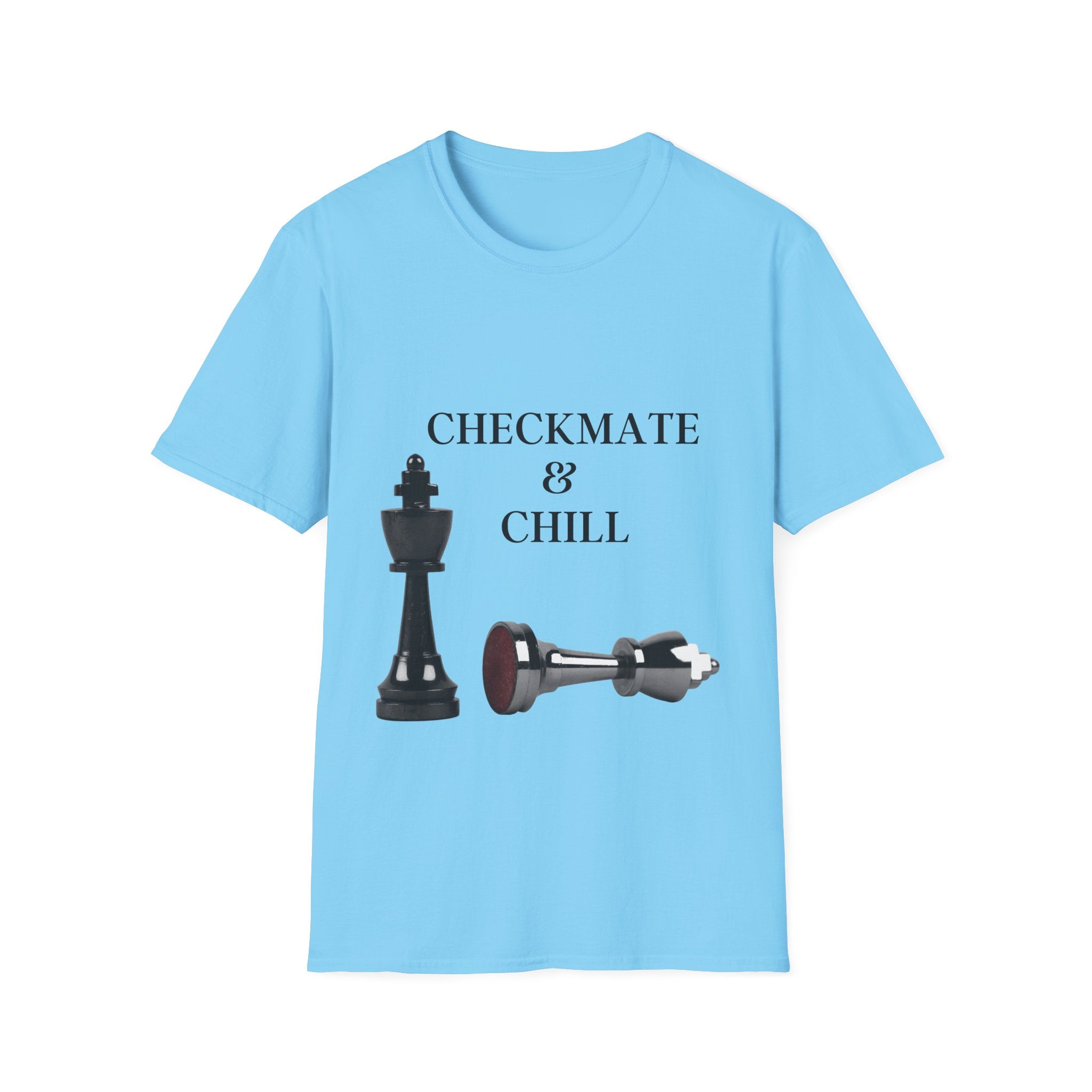Checkmate & Chill Unisex Softstyle T-Shirt, Chess Gift - Checkmate & Chill 