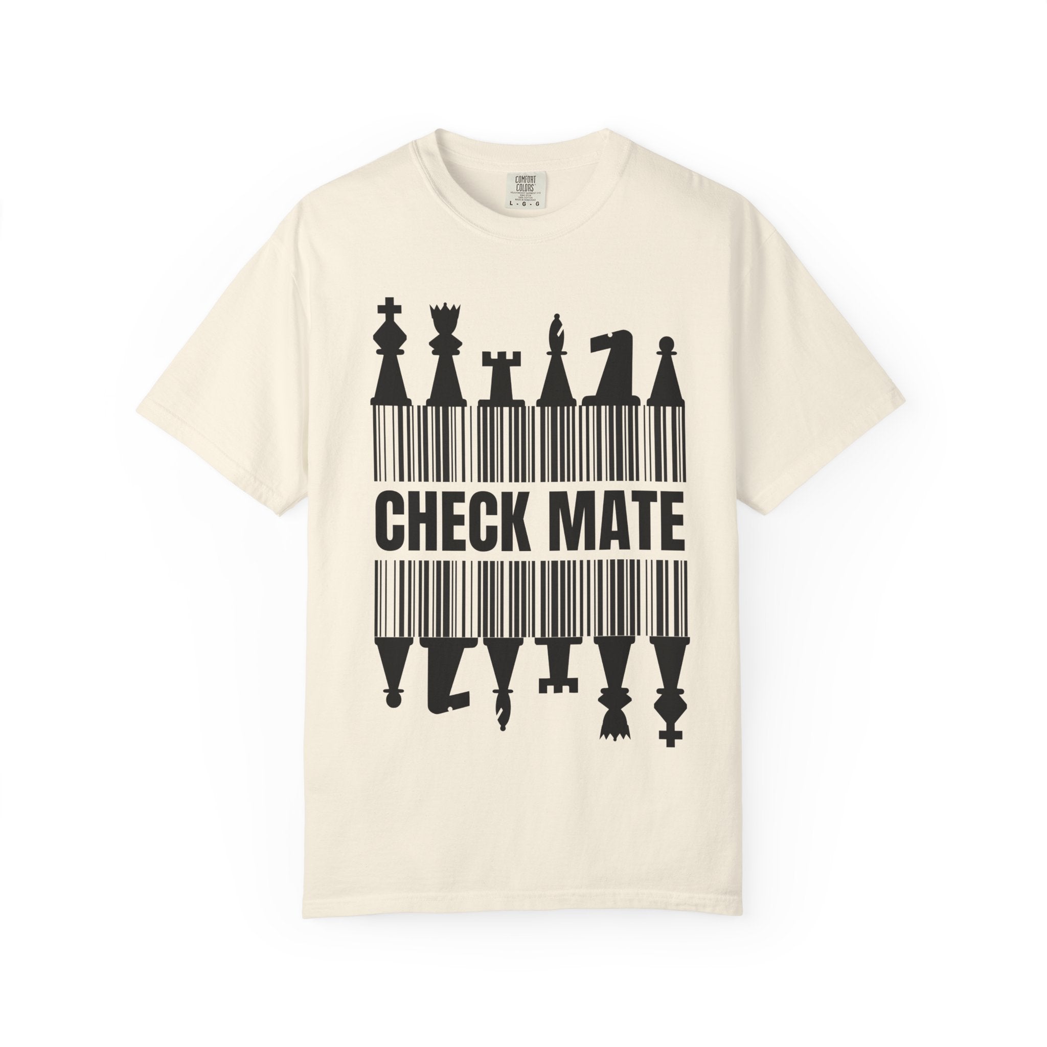 Garment-Dyed T-shirt - Chess Enthusiast Gift - 100% Cotton - Unisex - Checkmate & Chill 