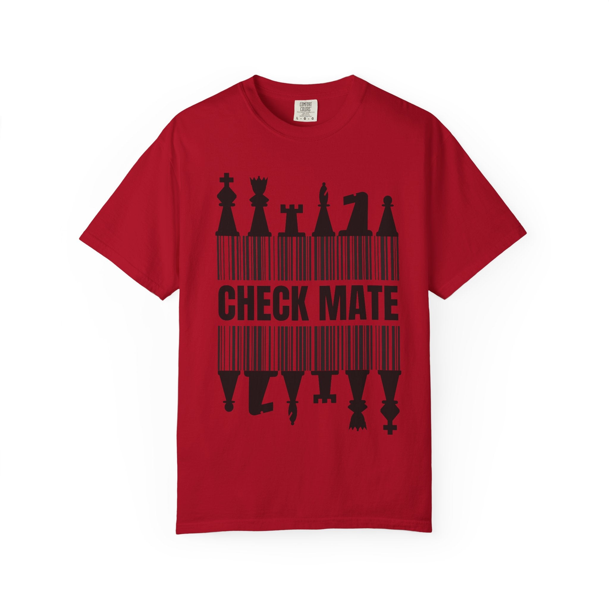 Garment-Dyed T-shirt - Chess Enthusiast Gift - 100% Cotton - Unisex - Checkmate & Chill 