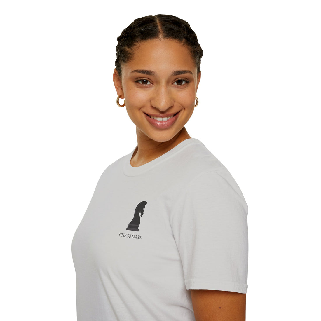 Chic Chess Knight T-Shirt - Checkmate & Chill 