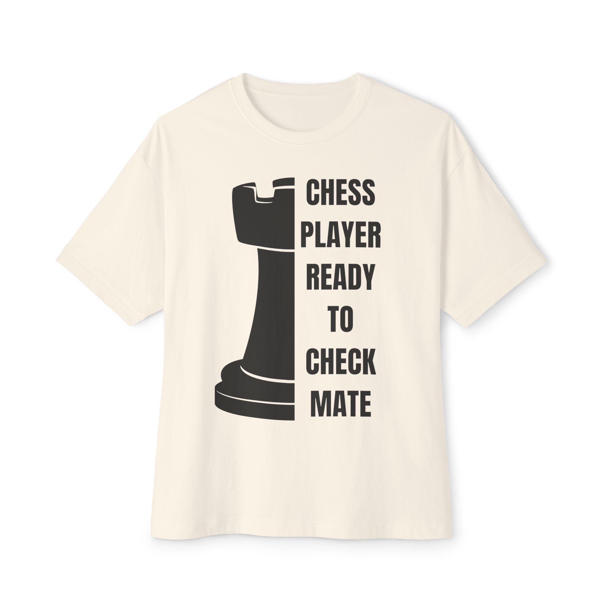 Oversized Box Tee - Checkmate & Chill 