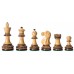 Klassische Staunton Schachfiguren „Burnt“ 3,75" – Lackiert