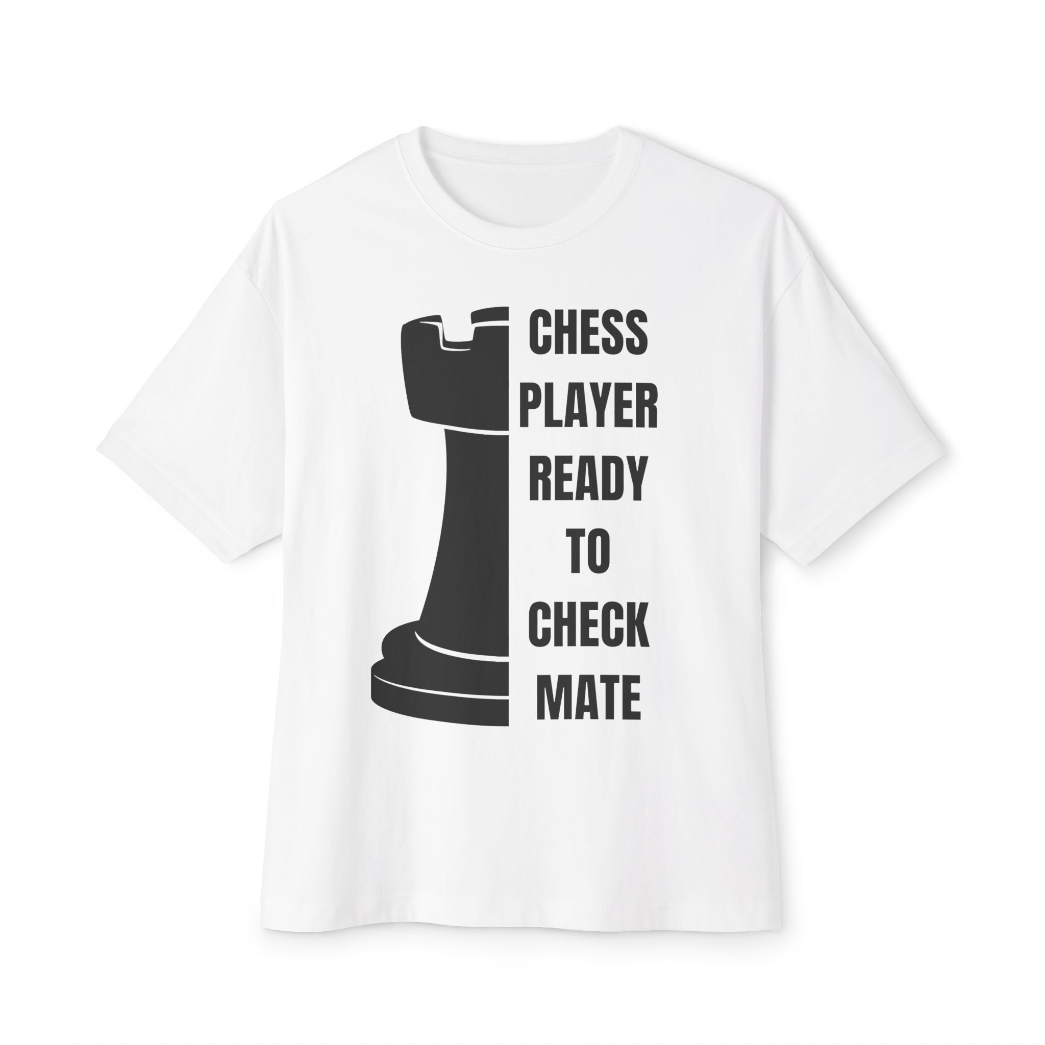 Oversized Box Tee - Checkmate & Chill 