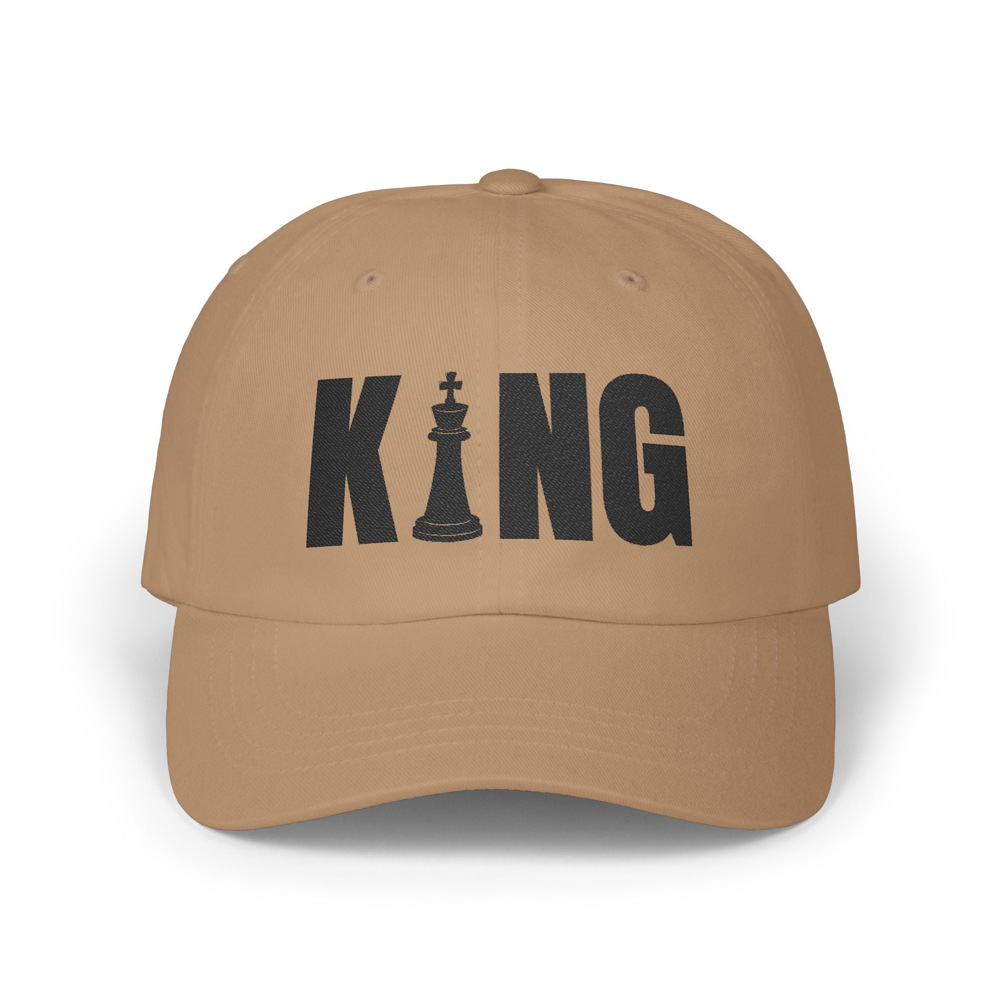 KING Embroidered Dad Cap - Checkmate & Chill 