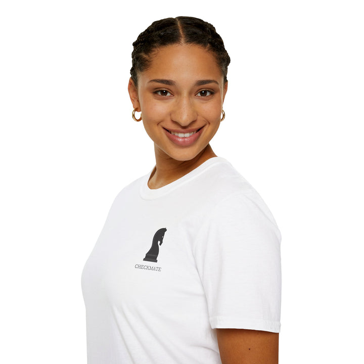 Chic Chess Knight T-Shirt - Checkmate & Chill 