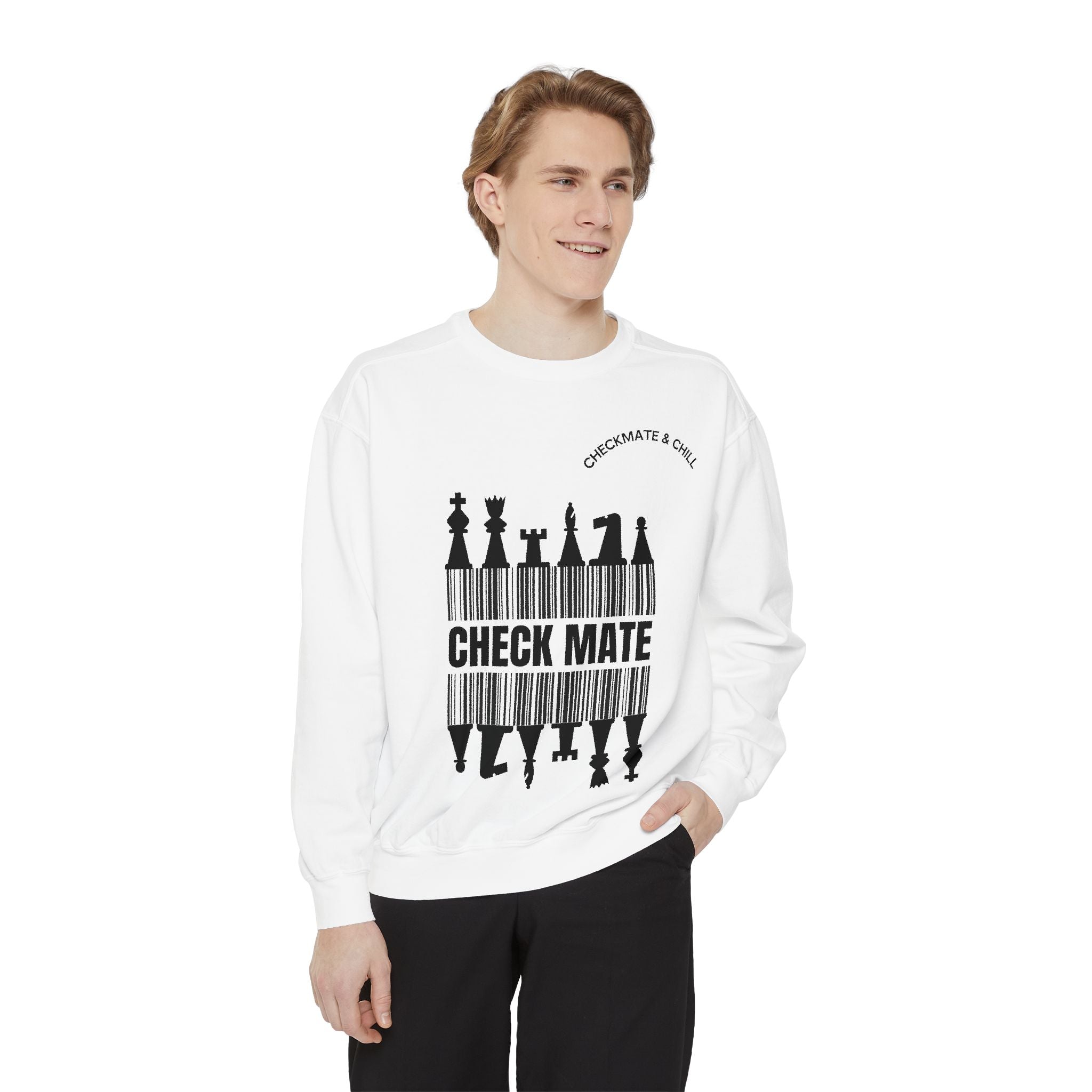 Unisex Chess Checkmate Sweatshirt - Checkmate & Chill 