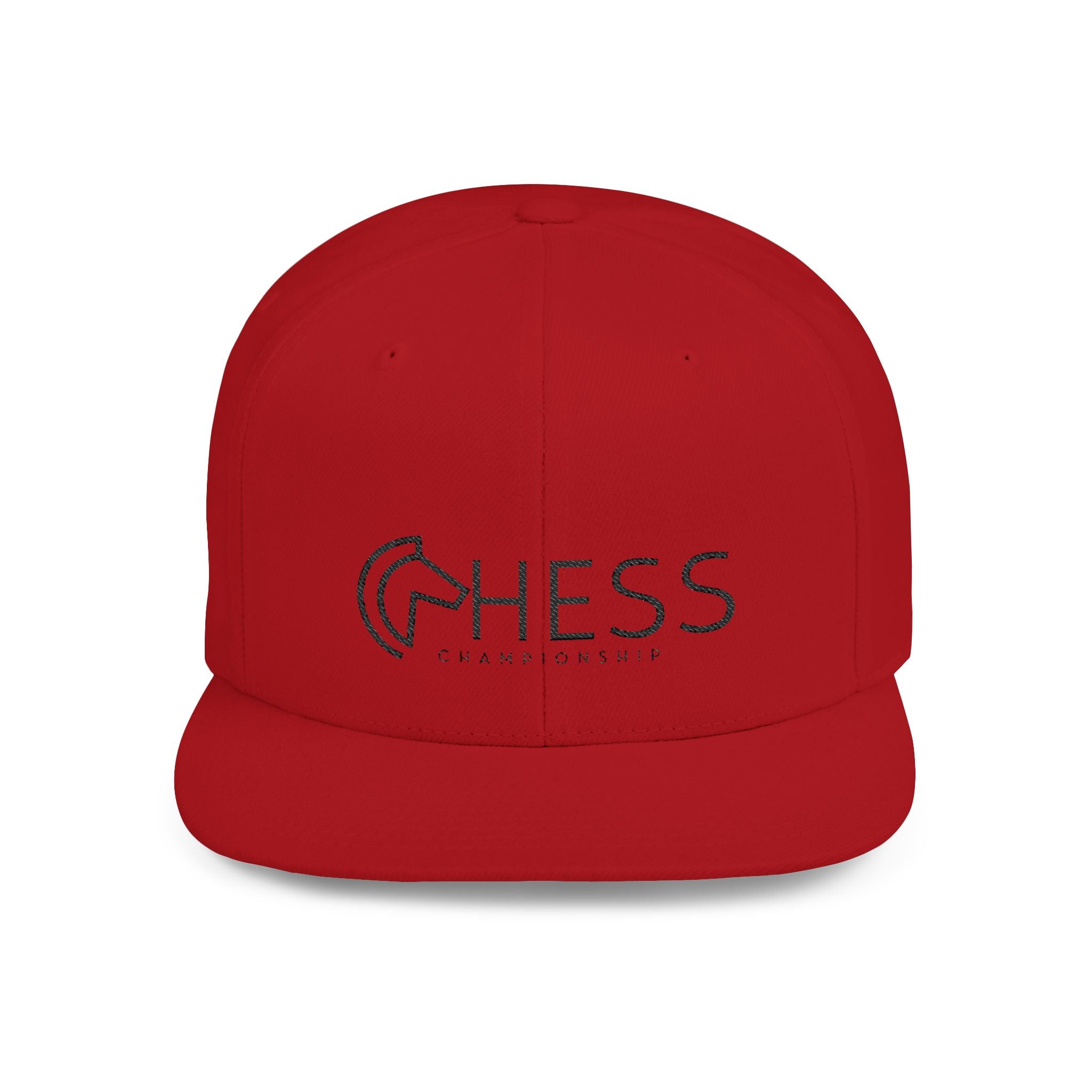 Flat Bill Snapback Hat - Stylish Casual Cap for Everyday Wear - Checkmate & Chill 