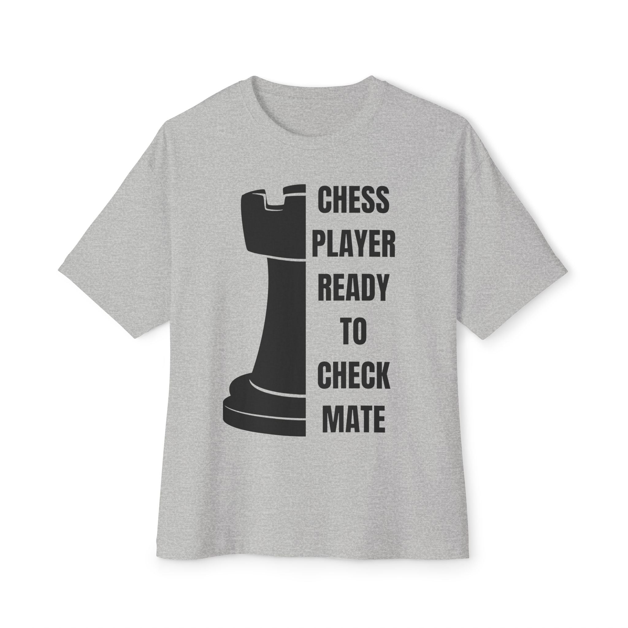 Oversized Box Tee - Checkmate & Chill 
