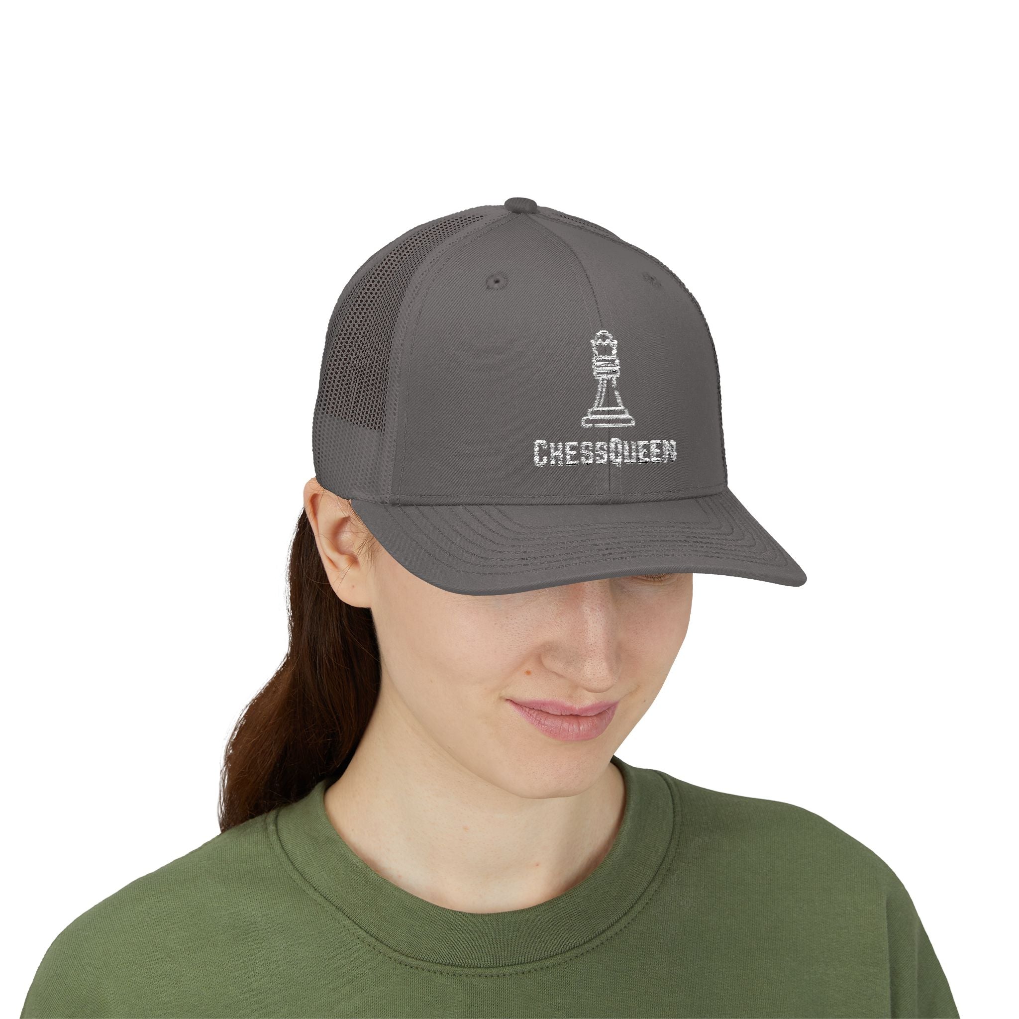 Chess Queen Snapback Trucker Cap - Checkmate & Chill 
