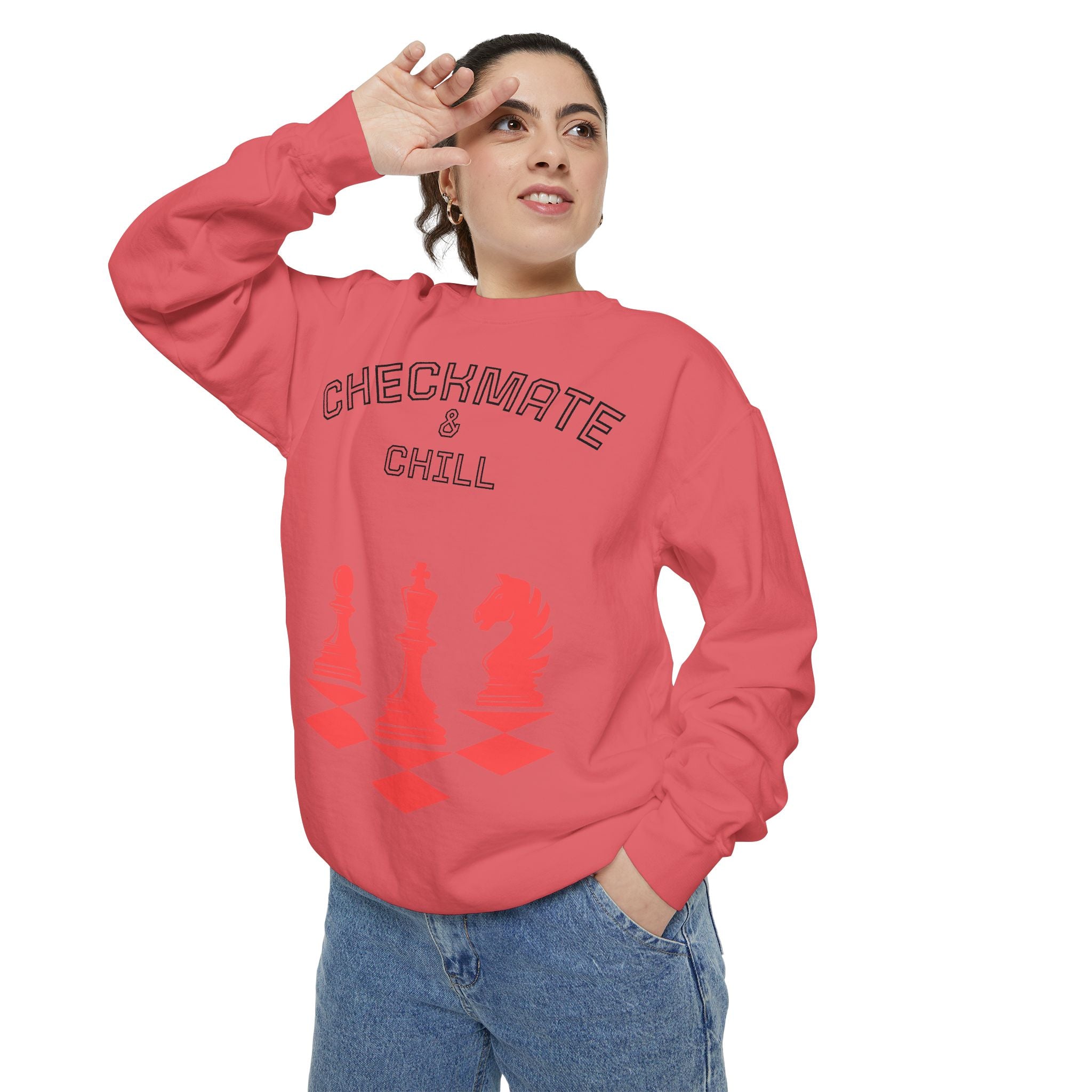 Chess-Themed Sweatshirt for Gamers and Puzzle Lovers