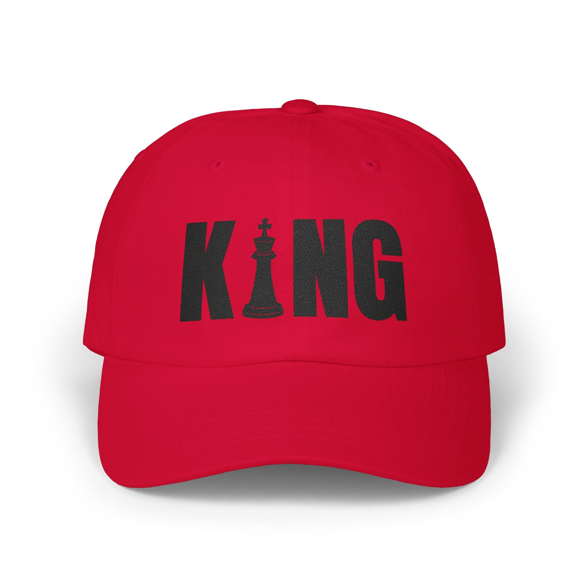 KING Embroidered Dad Cap - Checkmate & Chill 
