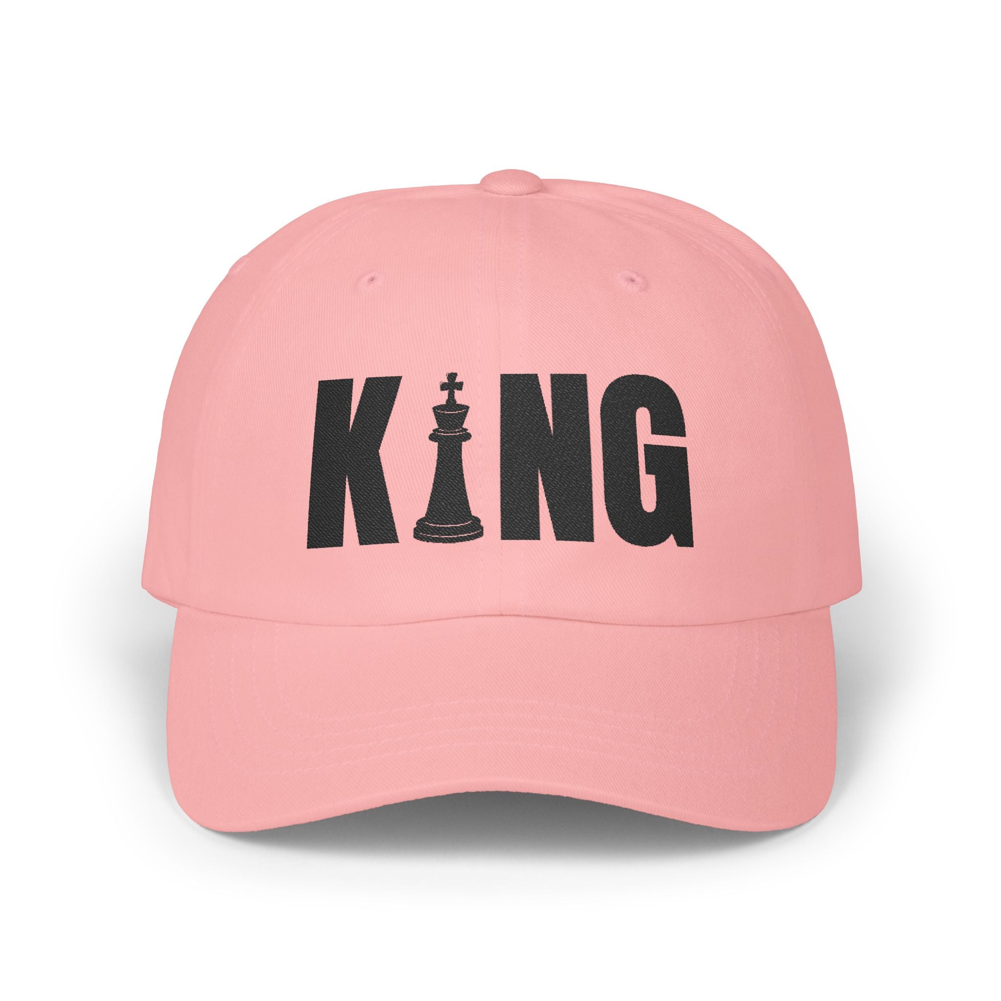KING Embroidered Dad Cap - Checkmate & Chill 