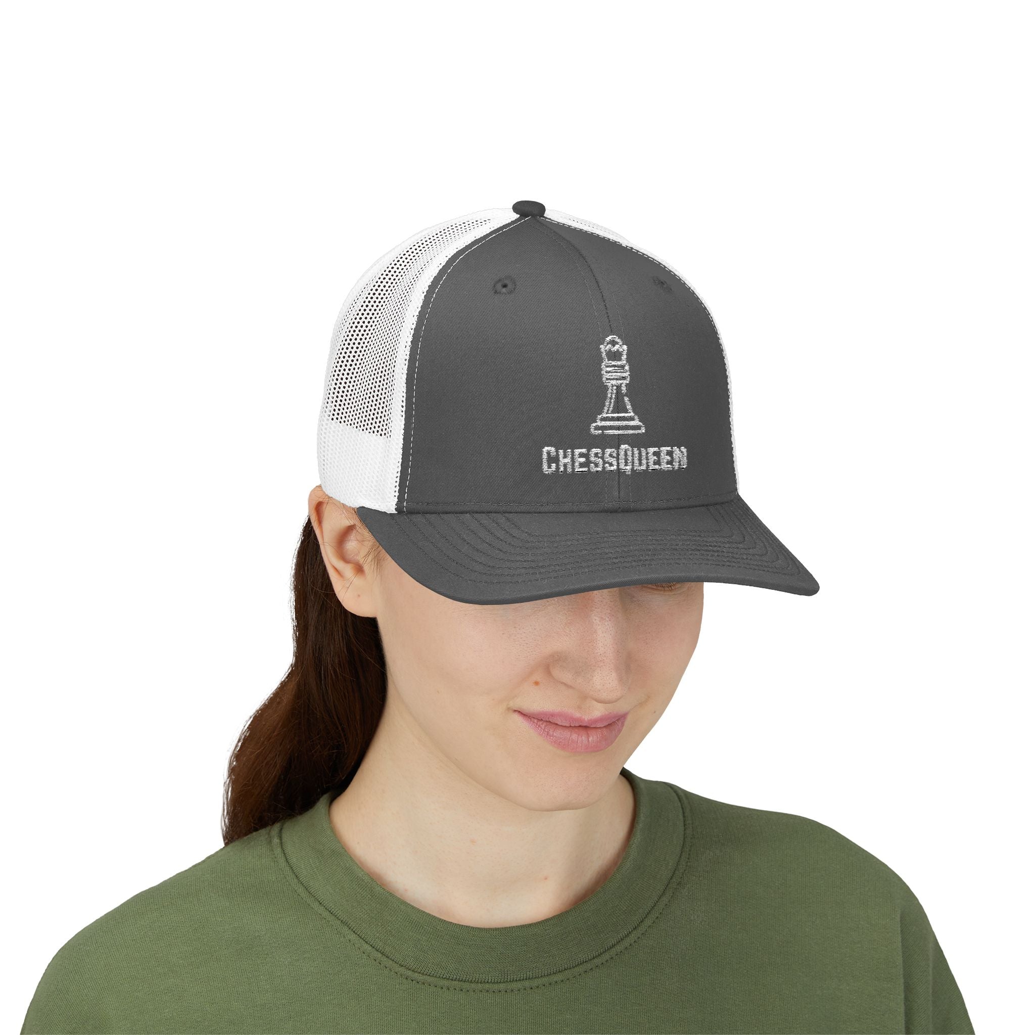 Chess Queen Snapback Trucker Cap - Checkmate & Chill 