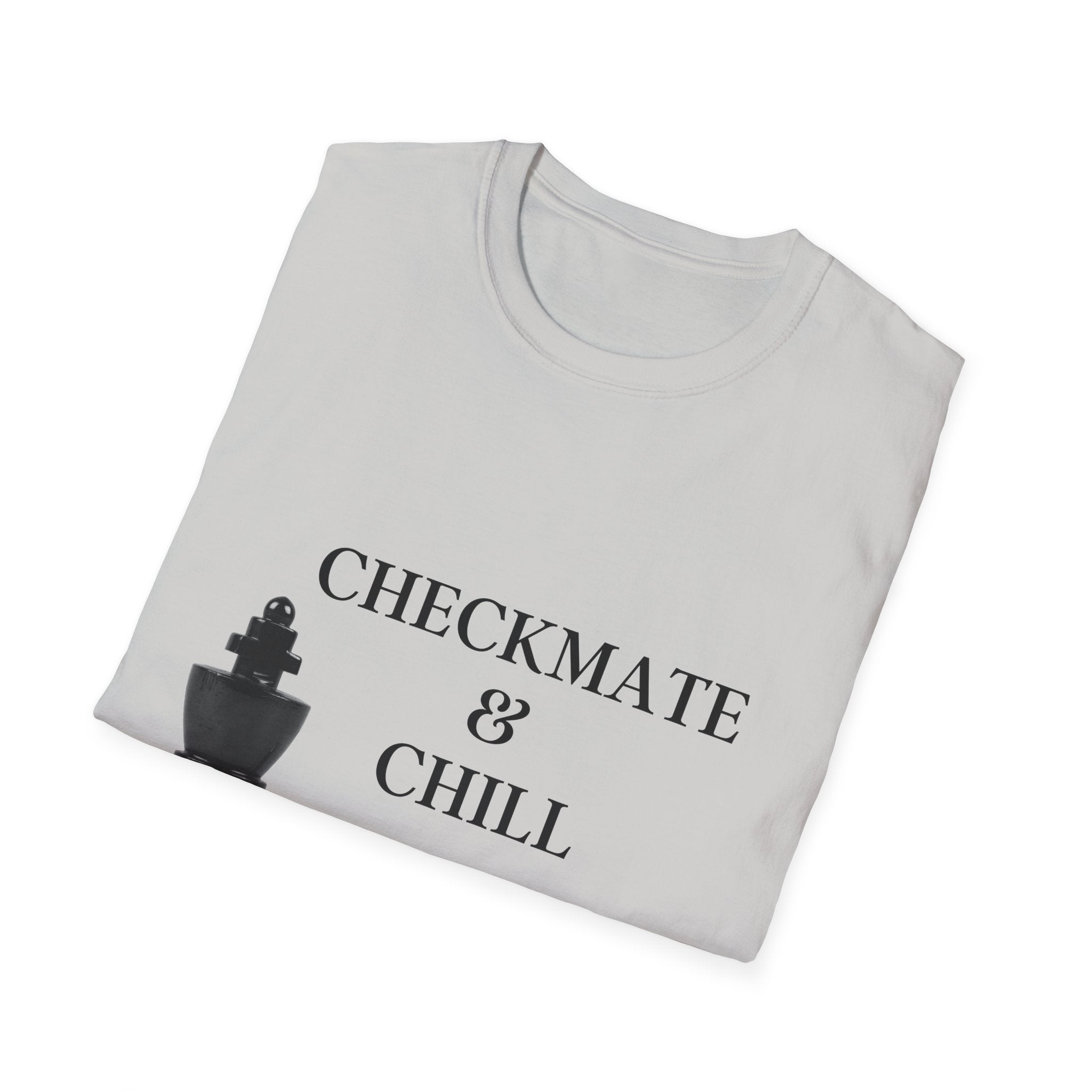 Checkmate & Chill Unisex Softstyle T-Shirt, Chess Gift - Checkmate & Chill 