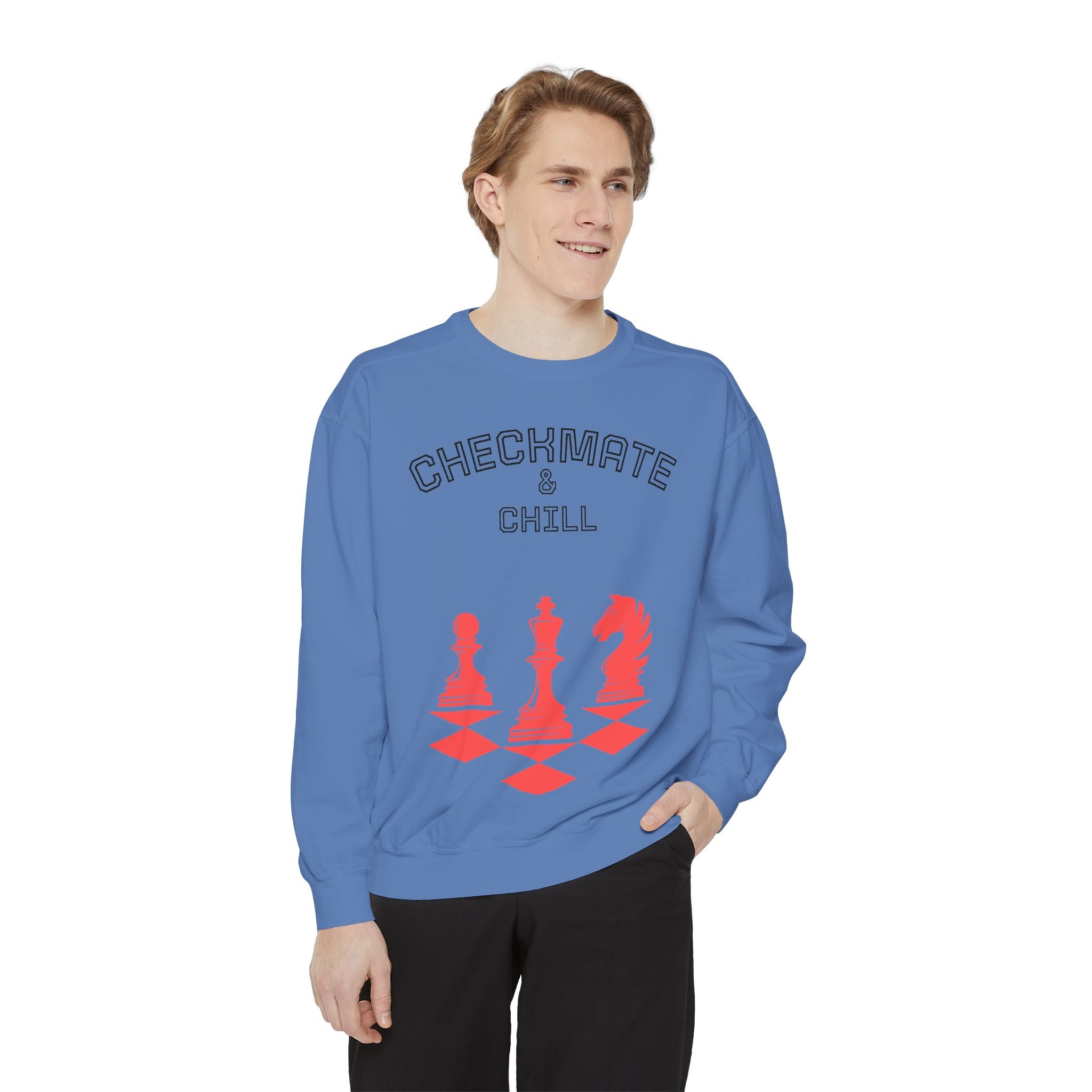 Chess-Themed Sweatshirt for Gamers and Puzzle Lovers