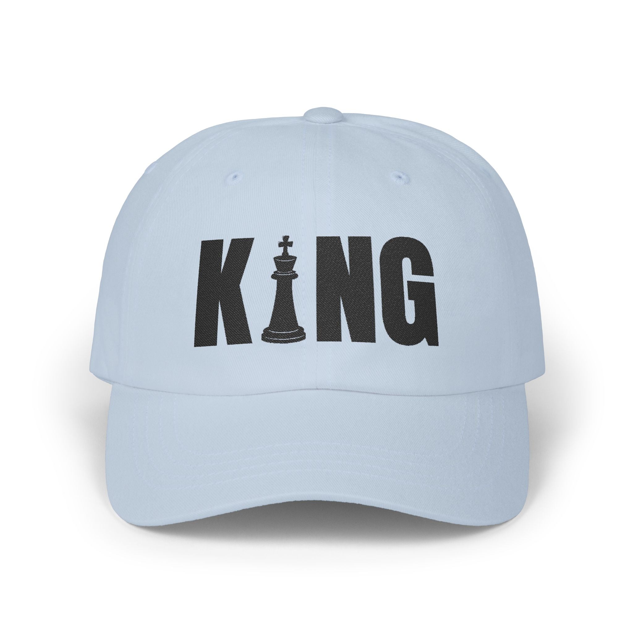 KING Embroidered Dad Cap - Checkmate & Chill 