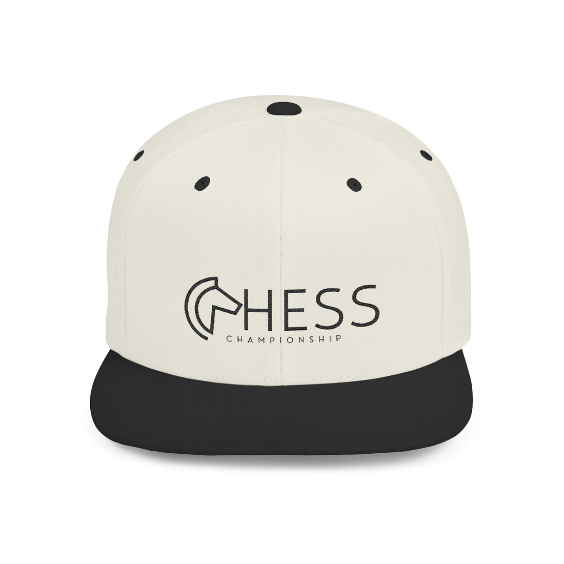 Flat Bill Snapback Hat - Stylish Casual Cap for Everyday Wear - Checkmate & Chill 