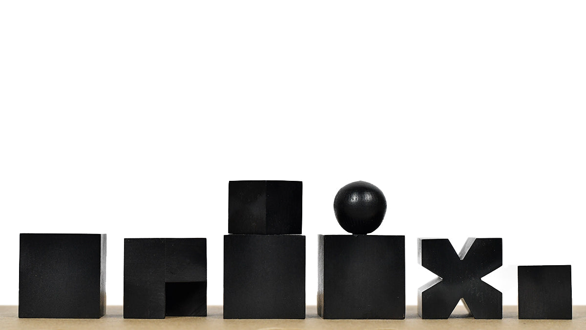 Josef Hartwig Bauhaus Chess Pieces (1924 Design) – 1.9” King