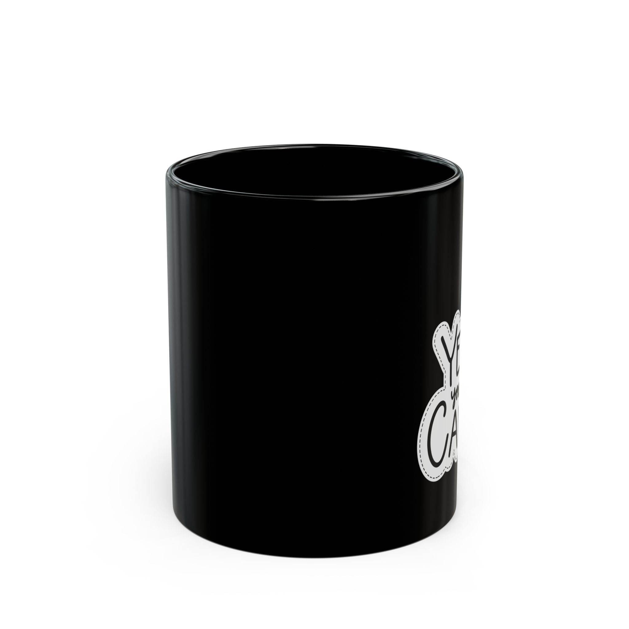 Inspirational Coffee Mug - Yes You Can, Motivational Drinkware - Checkmate & Chill 