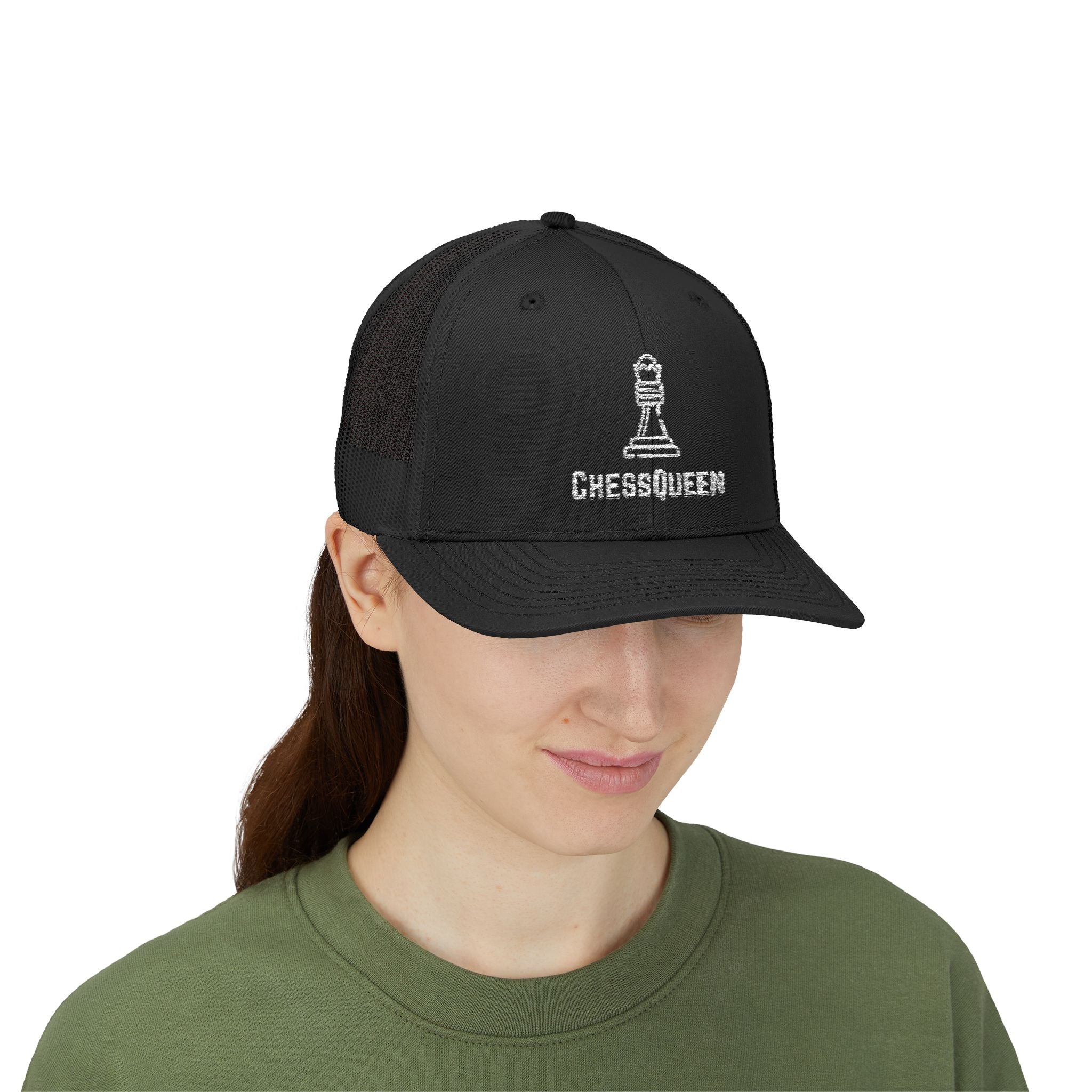 Chess Queen Snapback Trucker Cap - Checkmate & Chill 