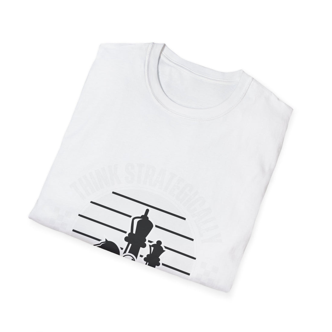 Chess Strategy Unisex Softstyle T-Shirt - Checkmate & Chill 