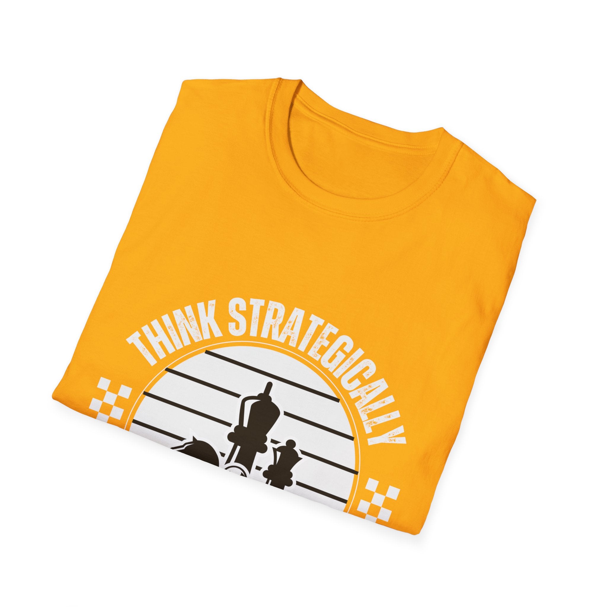 Chess Strategy Unisex Softstyle T-Shirt - Checkmate & Chill 
