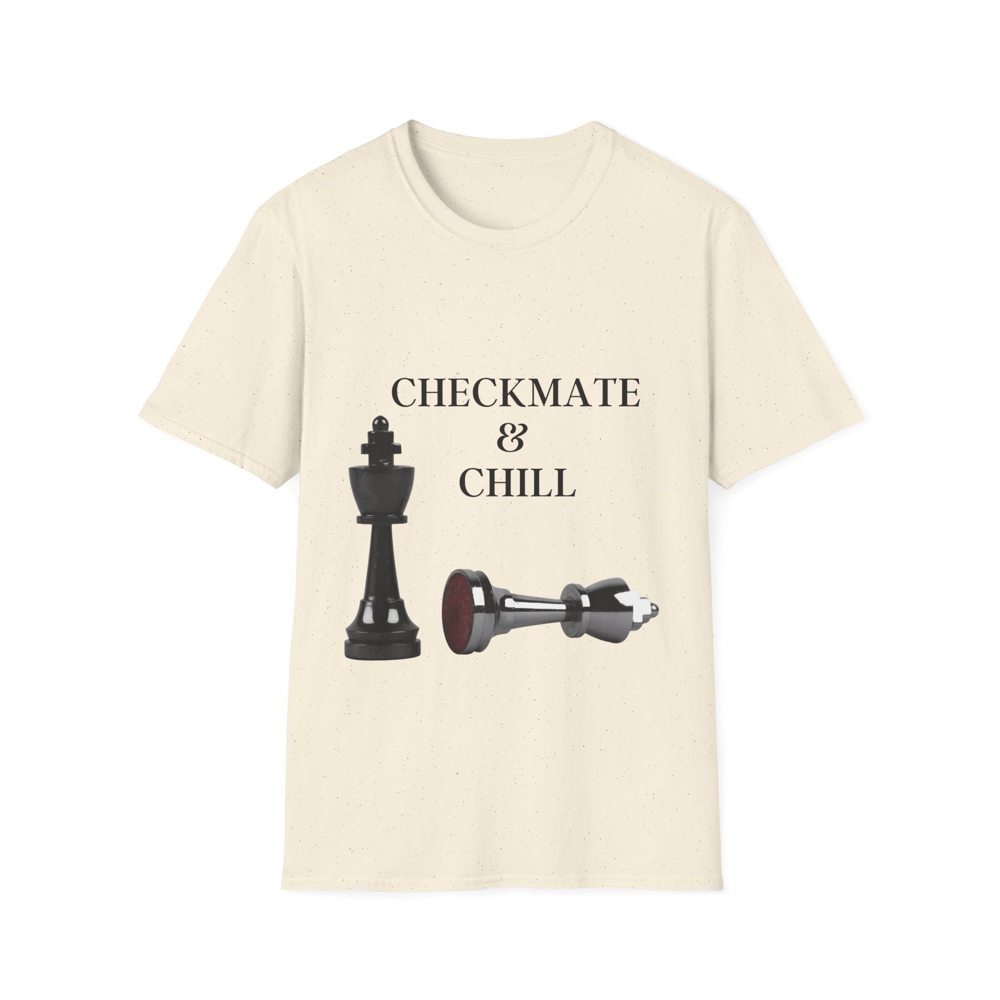 Checkmate & Chill Unisex Softstyle T-Shirt, Chess Gift - Checkmate & Chill 