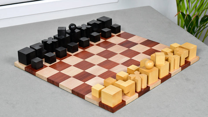 Josef Hartwig Bauhaus Chess Pieces (1924 Design) – 1.9” King