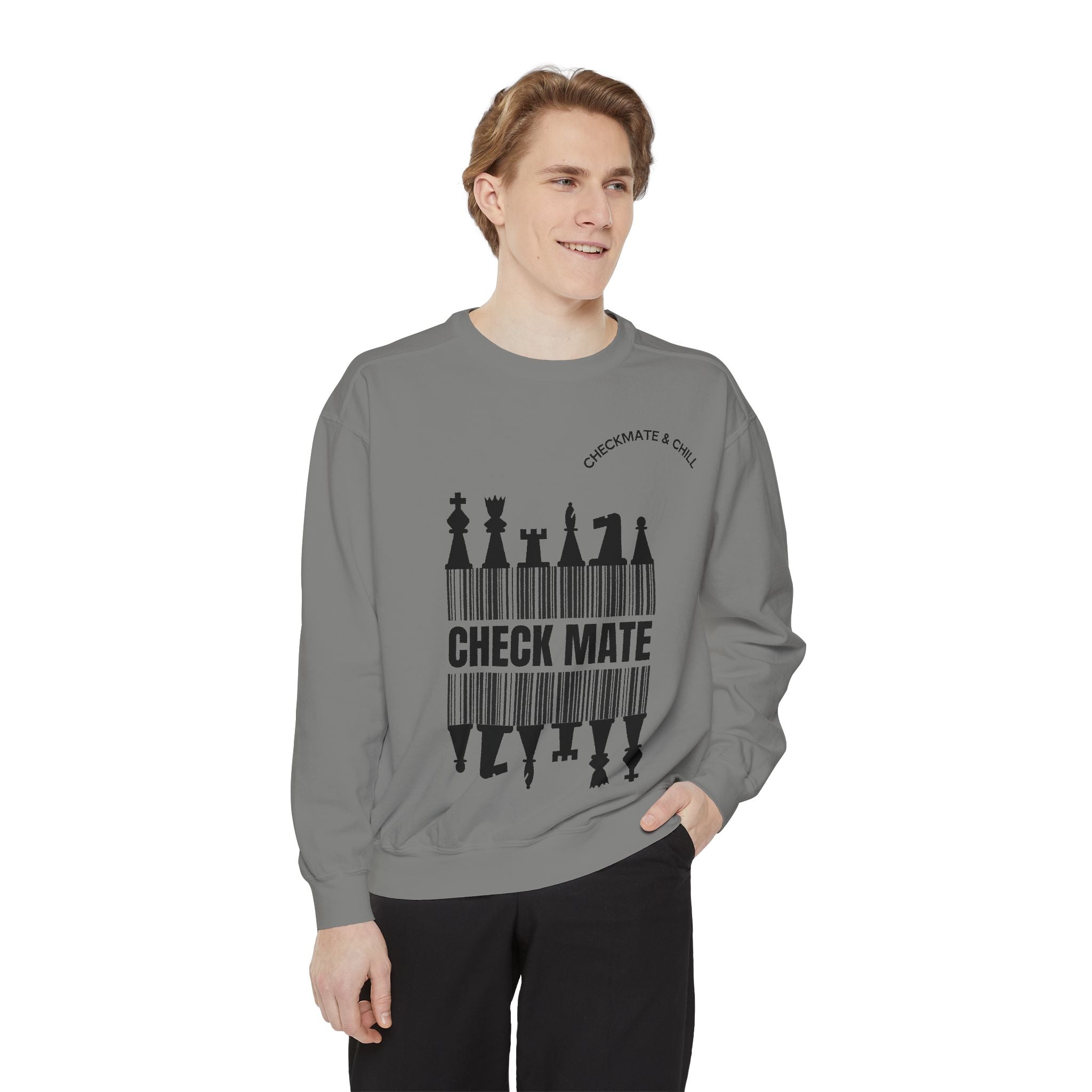 Unisex Chess Checkmate Sweatshirt - Checkmate & Chill 