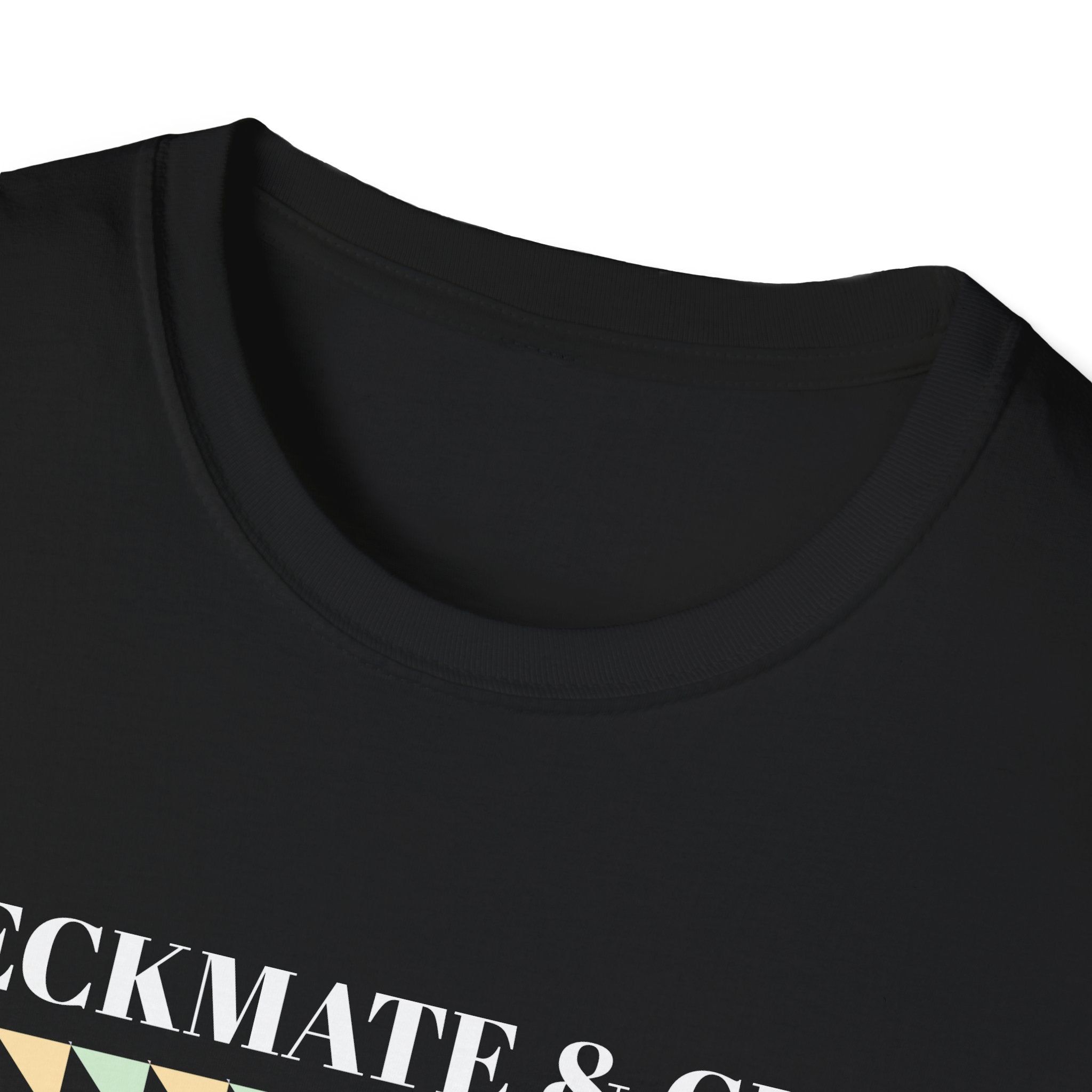 Unisex Softstyle T-Shirt for Casual Gatherings and Game Nights - Checkmate & Chill 