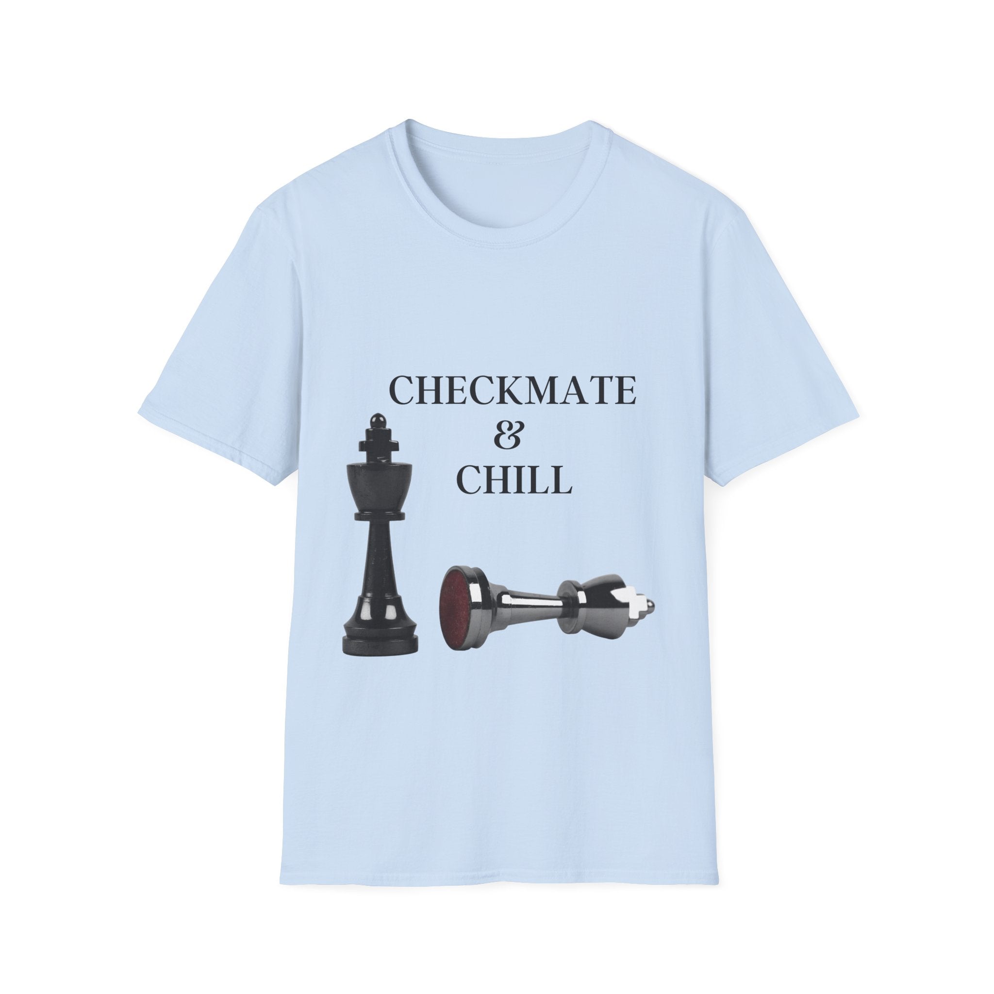 Checkmate & Chill Unisex Softstyle T-Shirt, Chess Gift - Checkmate & Chill 