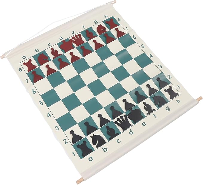 Complete Portable Demo Chess Set – Folding Board with Club & School Pieces