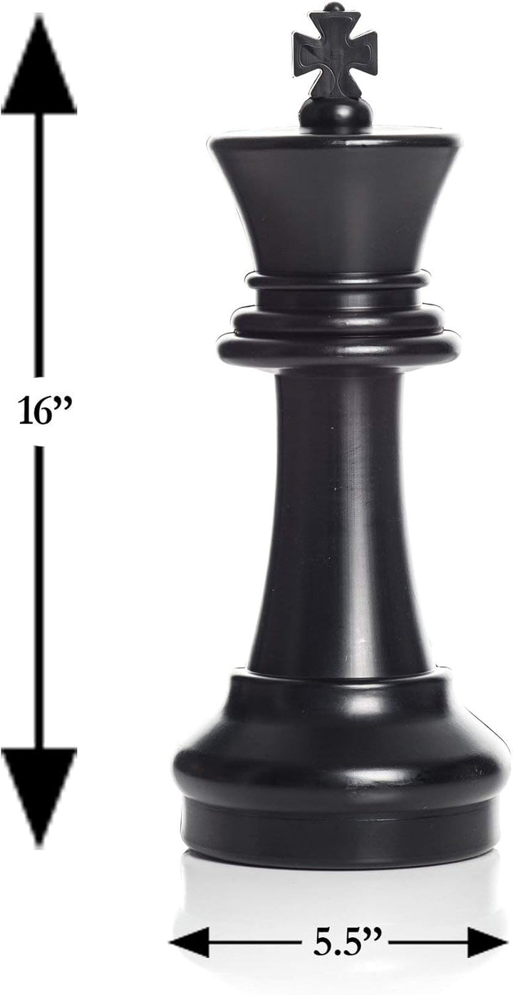 King 16 Inch Giant Chess Pieces - Checkmate & Chill 