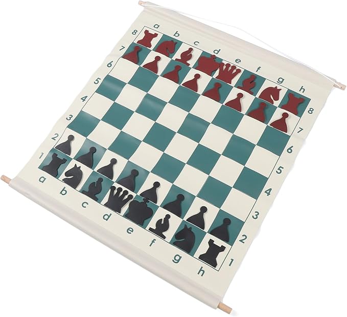 Complete Portable Demo Chess Set – Folding Board with Club & School Pieces