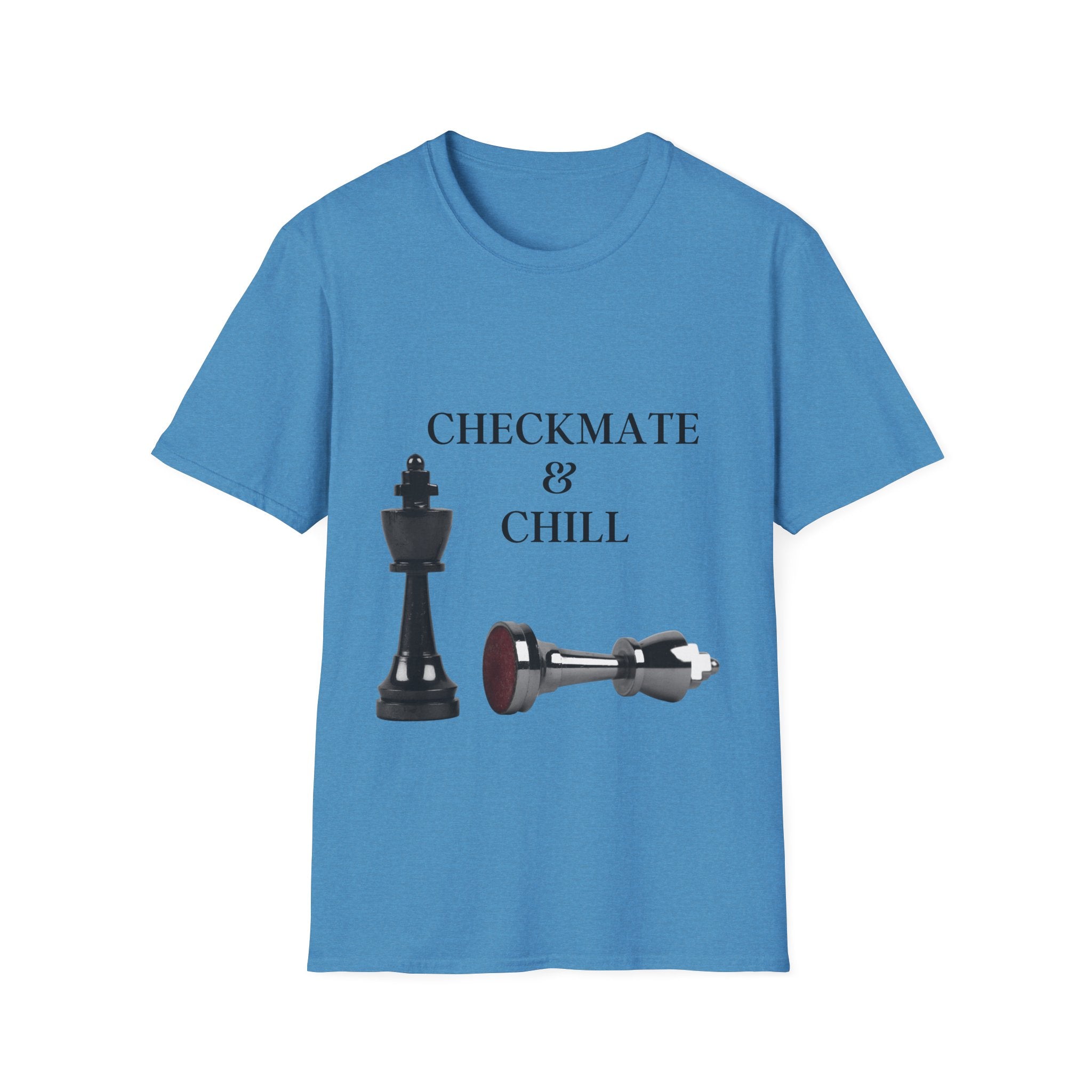 Checkmate & Chill Unisex Softstyle T-Shirt, Chess Gift - Checkmate & Chill 