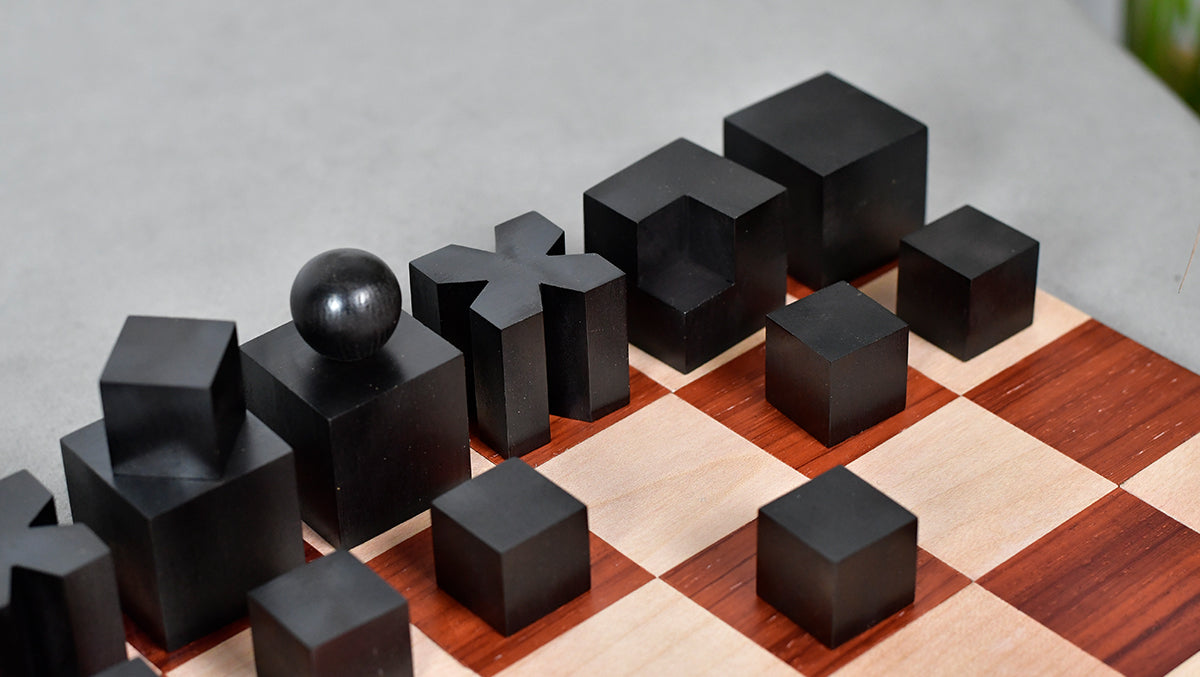Josef Hartwig Bauhaus Chess Pieces (1924 Design) – 1.9” King