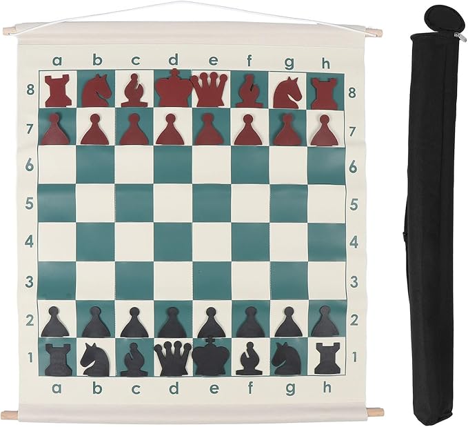 Complete Portable Demo Chess Set – Folding Board with Club & School Pieces