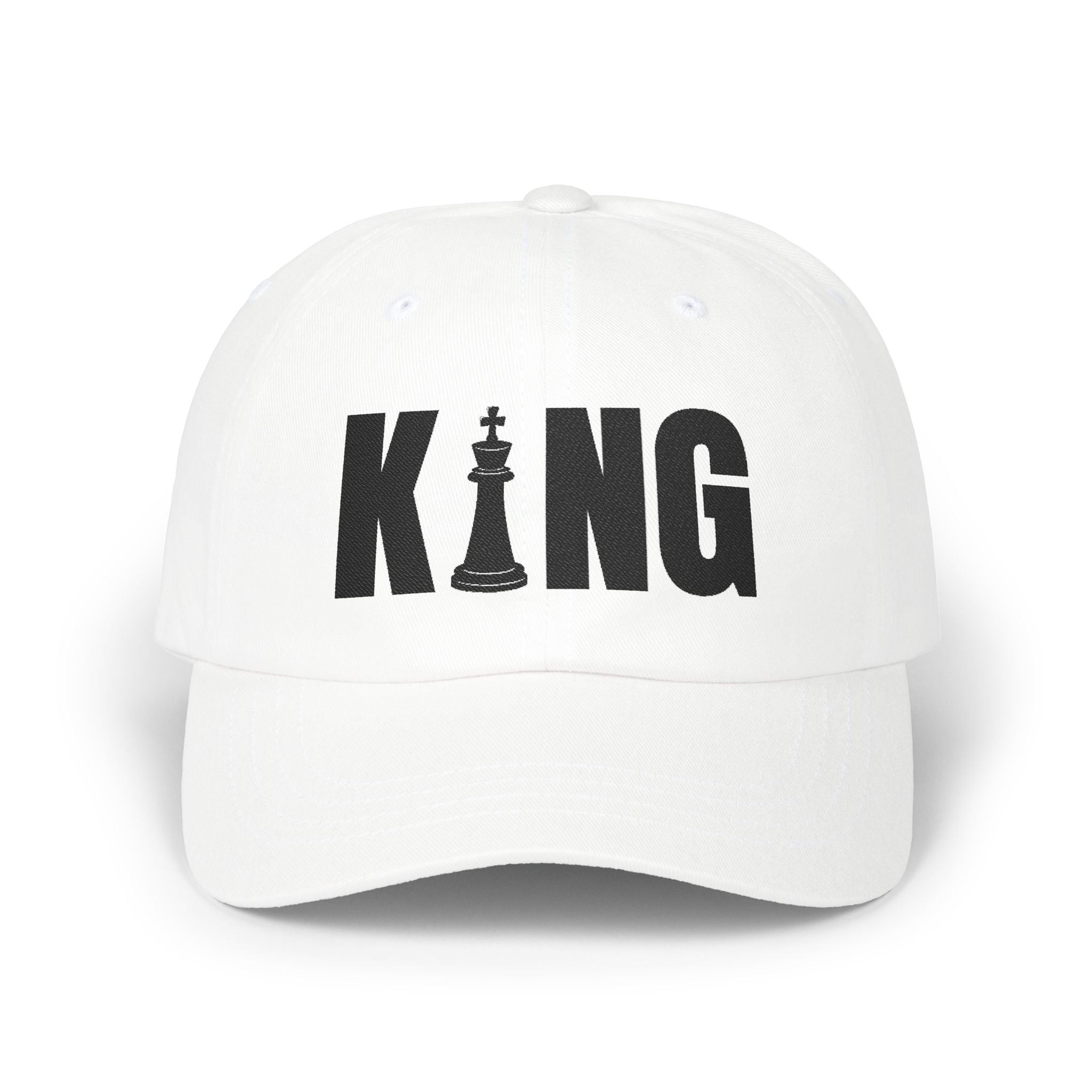 KING Embroidered Dad Cap - Checkmate & Chill 
