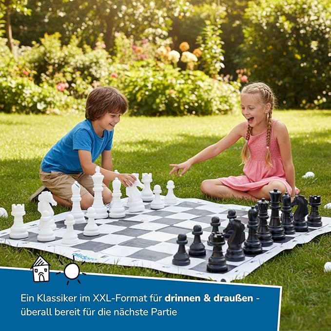 Alldoro 60010 XXL 4‑in‑A‑Row — Giant 4-in-a-Row Strategy Game with Grid Wall and 42 Tokens