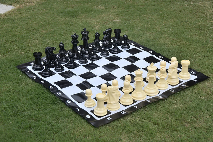 King Tall 8 Inch Garden Chess Set - Checkmate & Chill 